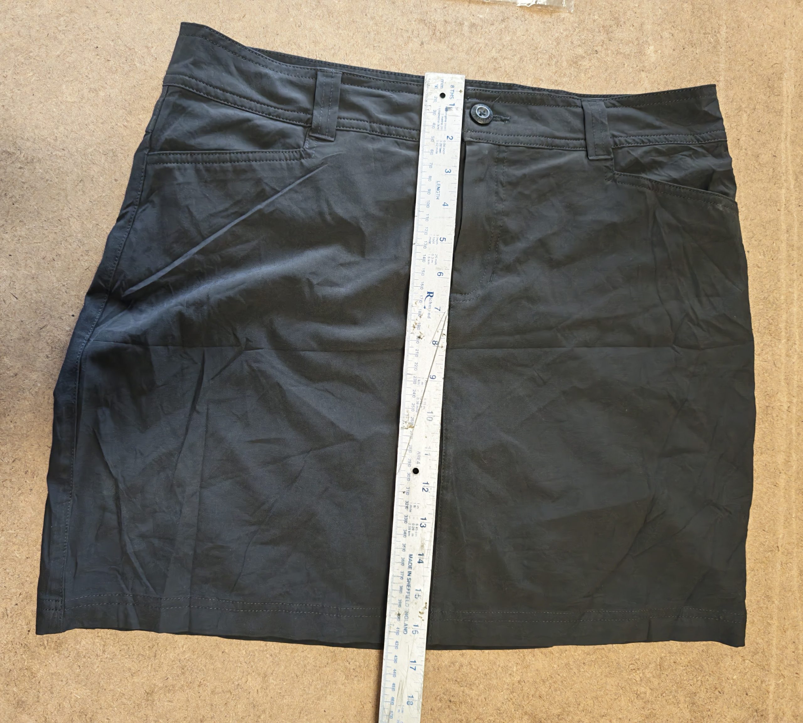 Eddie Bauer Black Womens Tech Miniskirt Size US10/UK14 Gorpcore image 9