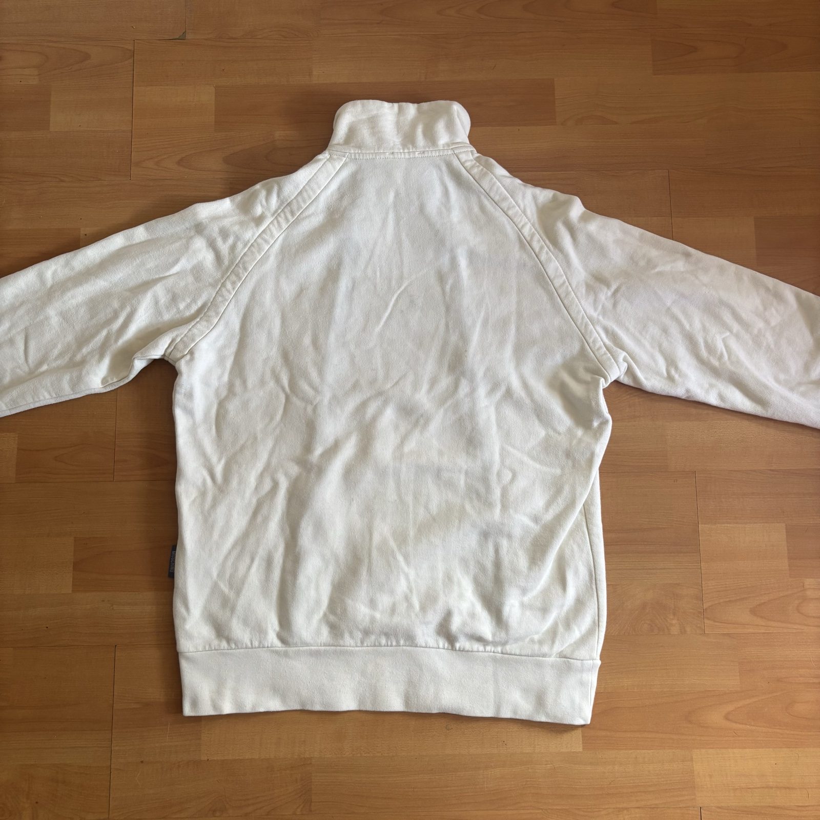Moschino Cream Zip Up Sweatshirt Large image 6