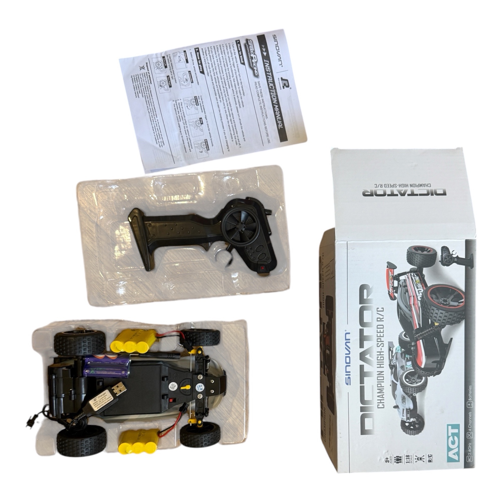 Sinovan ACT Dictator 1:18 High-Speed R/C Car 2.4GHz New Boxed