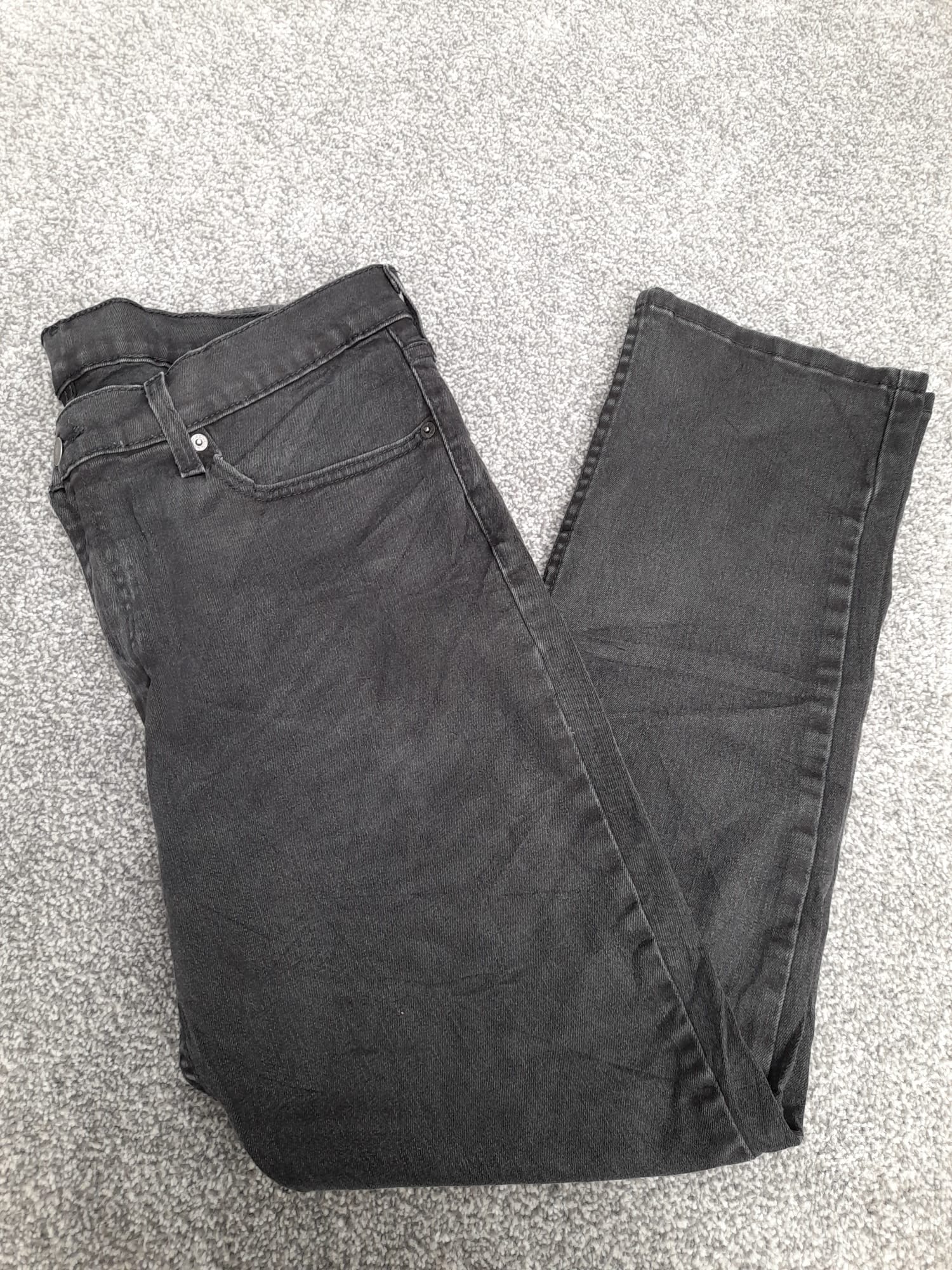 Levi's Black 511 Slim Fit Denim Jeans 36" image 6