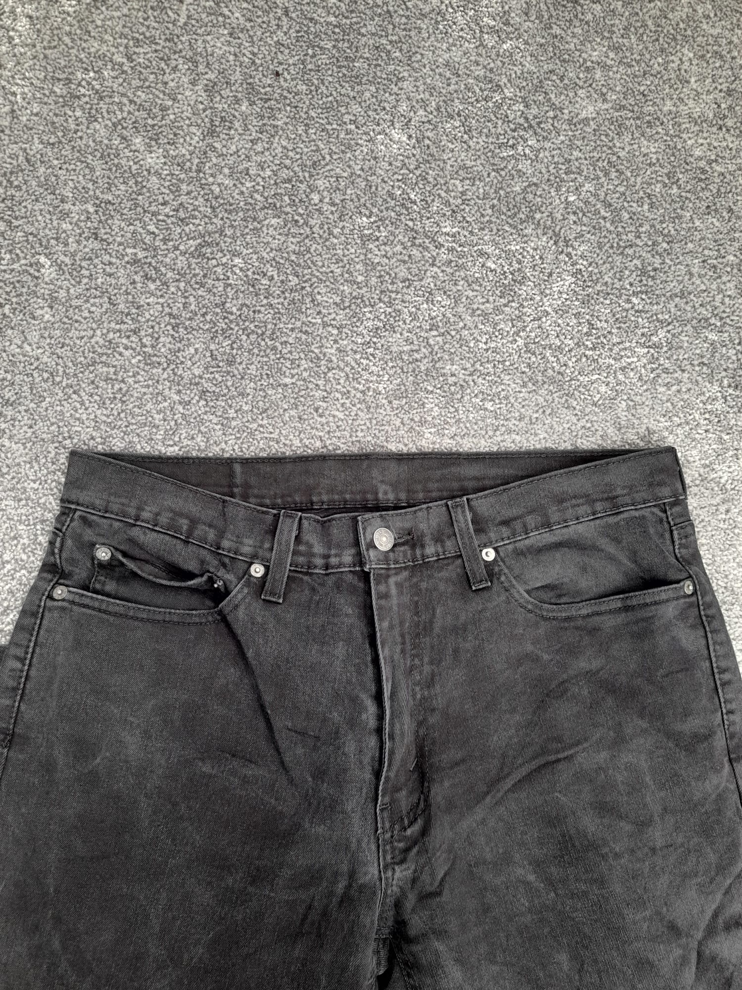 Levi's Black 541 Athletic Fit Denim Jeans Red Tab 34" image 2