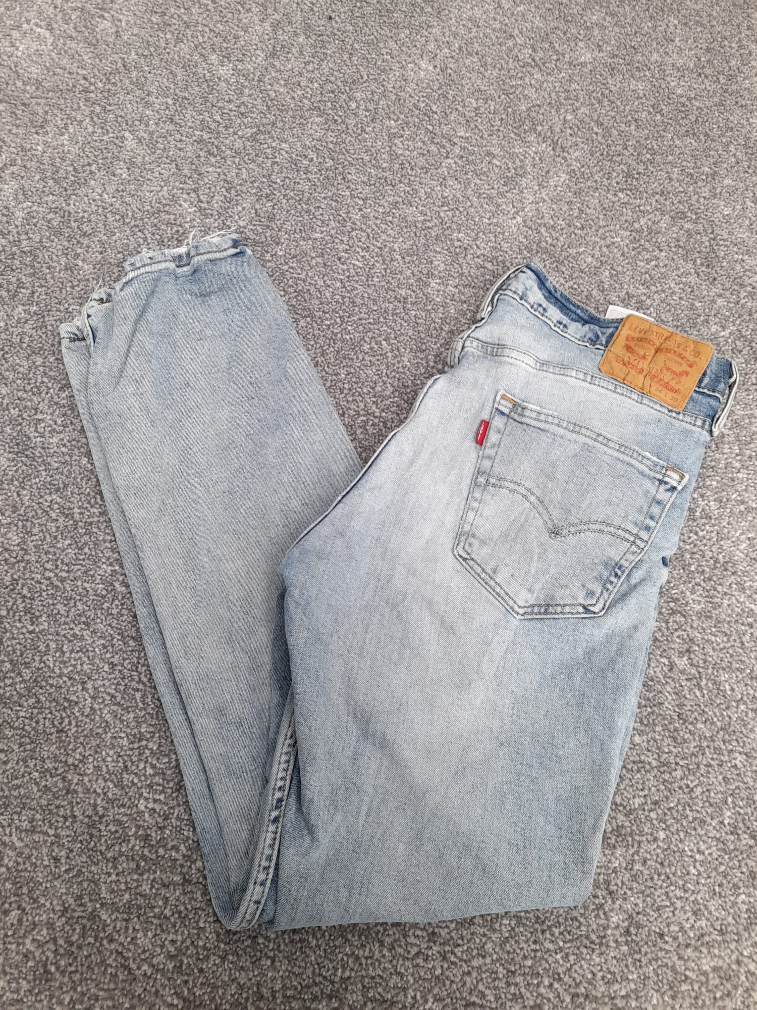 Levi's Light Blue 541 Vintage Fit Red tab 34" image 3