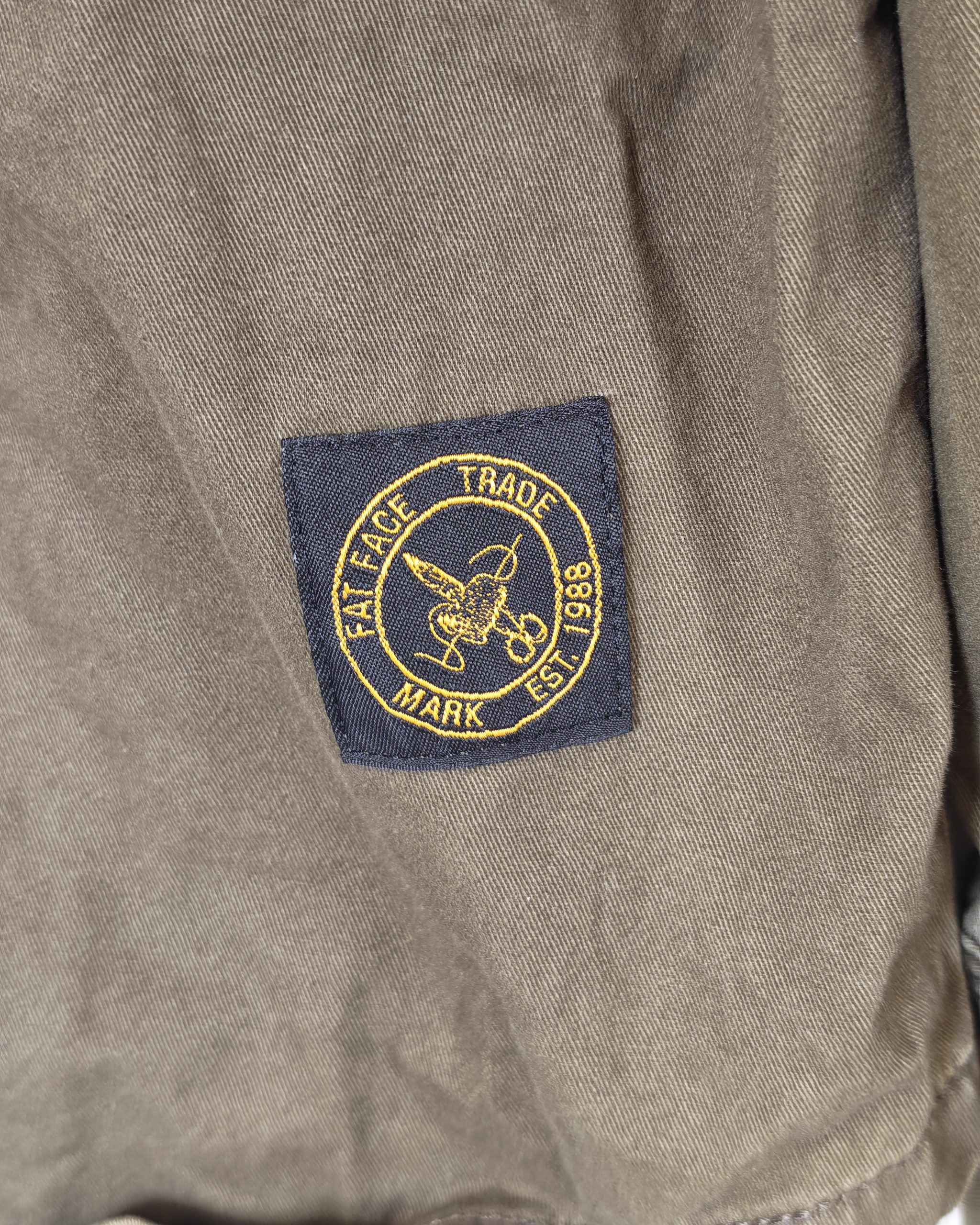 Fat Face Olive Green Shirt Jacket Medium Cotton image 4