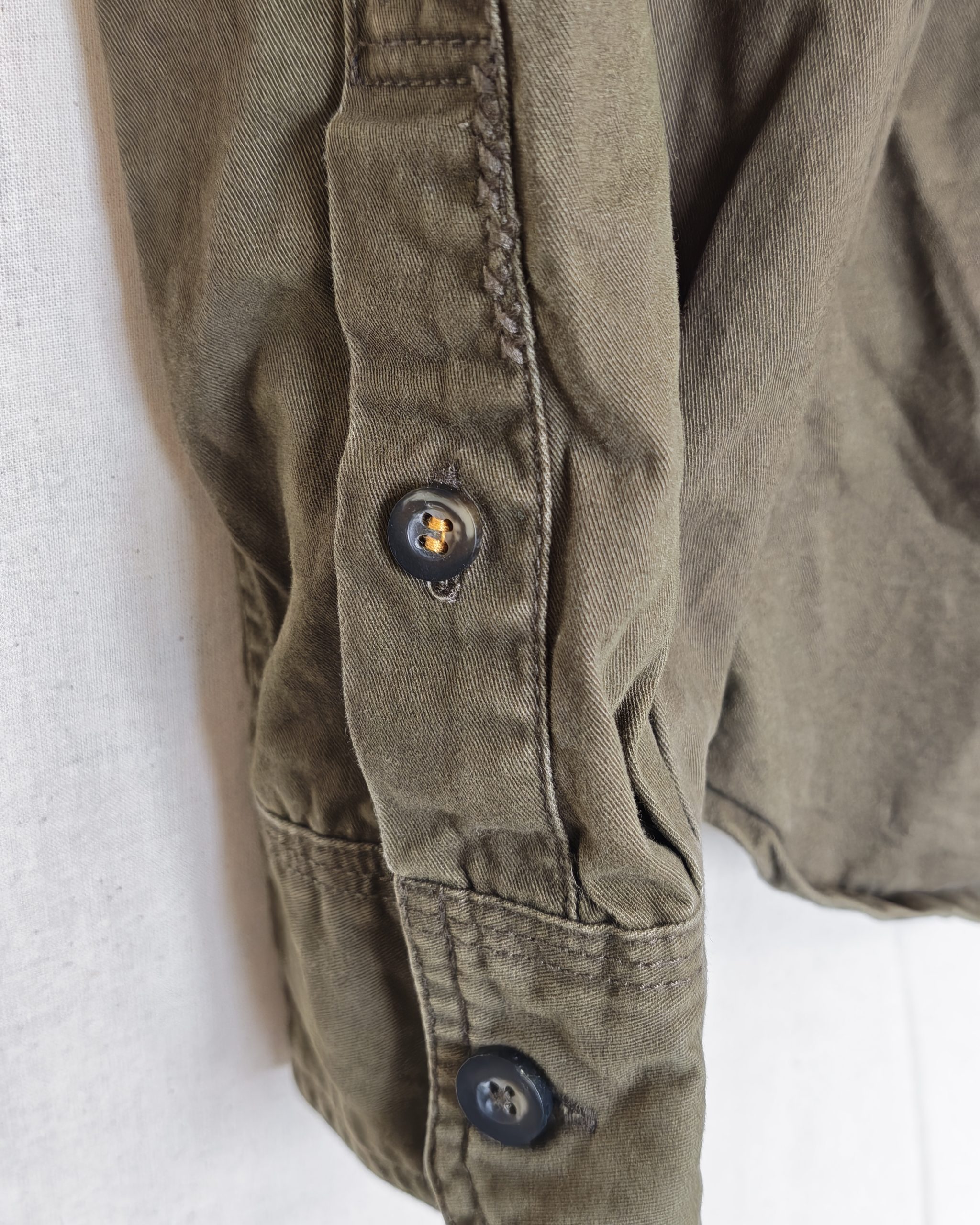 Fat Face Olive Green Shirt Jacket Medium Cotton image 6