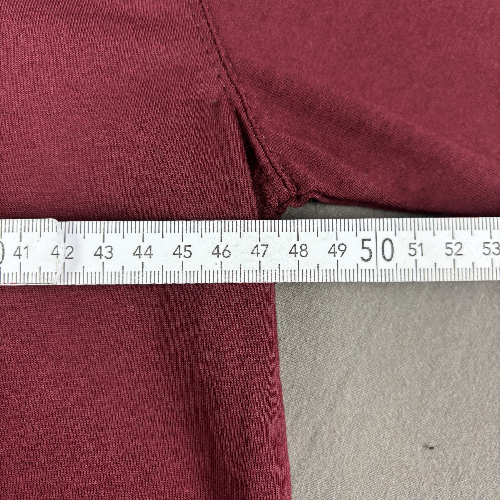 Stüssy Bordeaux Red T-Shirt Medium Dice Print image 8