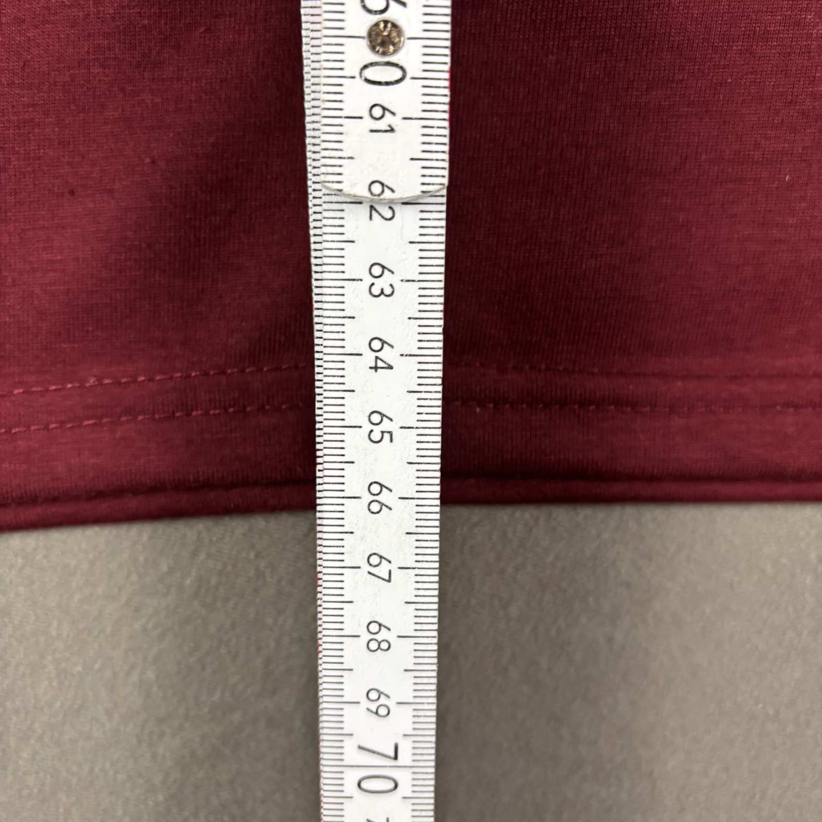 Stüssy Bordeaux Red T-Shirt Medium Dice Print image 9
