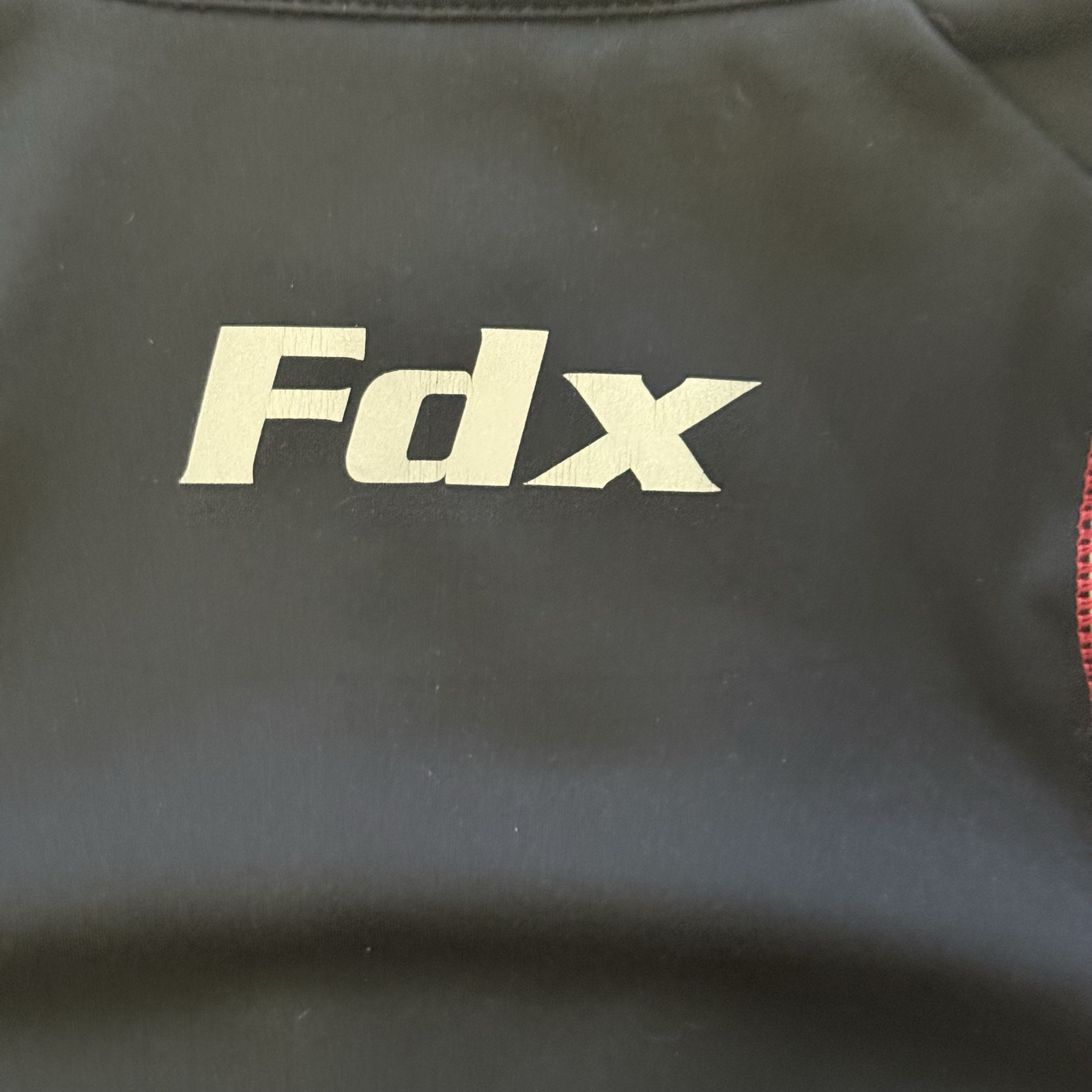 FDX Softshell Cycling Jacket Medium Black/Red Full Zip Windproof (Menswear) image 5