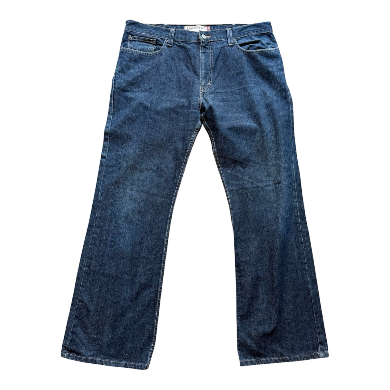 Levi’s 527 Low Boot Cut Jeans W42 L31 Dark Blue Denim (Menswear)