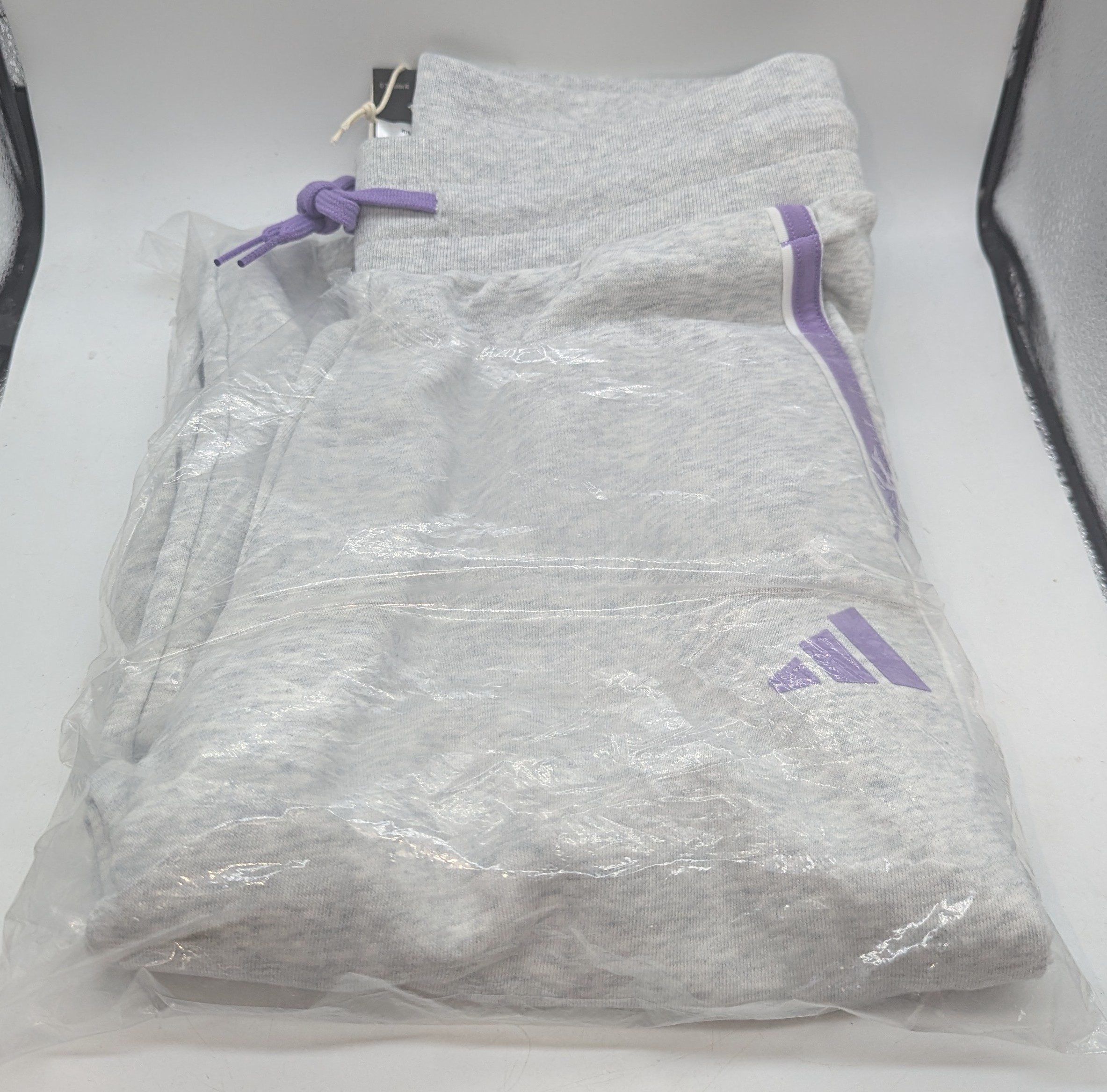 Adidas Grey & Purple Cb Pt Ld99 Sweatpants Medium Women's Lounge Pants (A) image 3