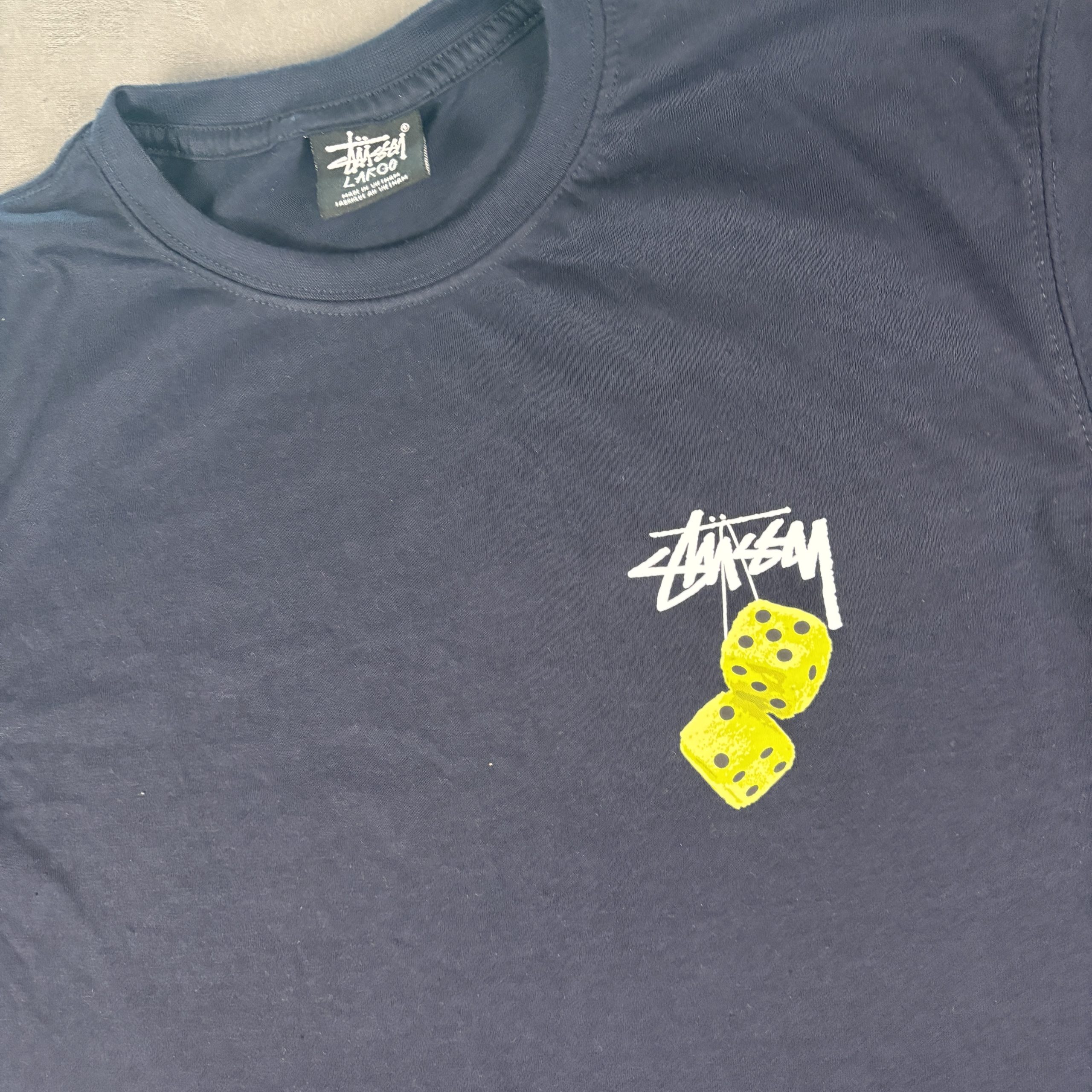 Stüssy Dice Tee | Navy | L image 4