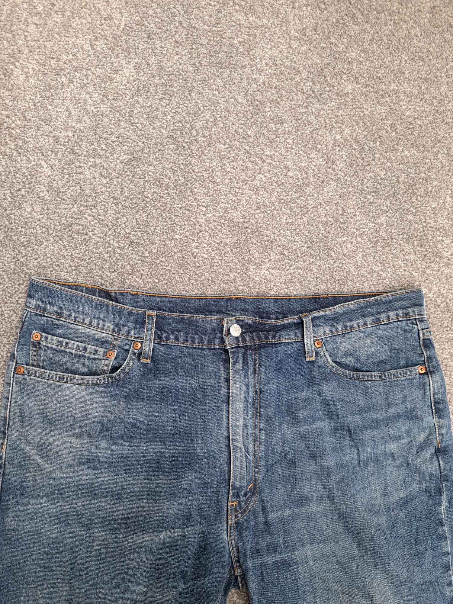 Levi's Blue Denim 514 Regular Fit Jeans Red Tab 40" image 3