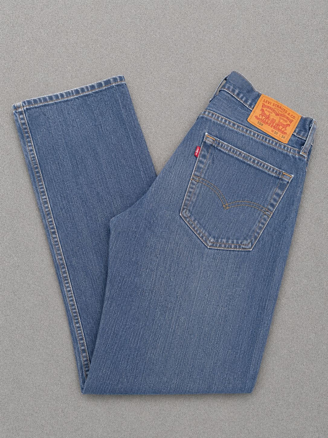 Levi's Blue 559 Loose Fit Denim Jeans Red Tab 30"