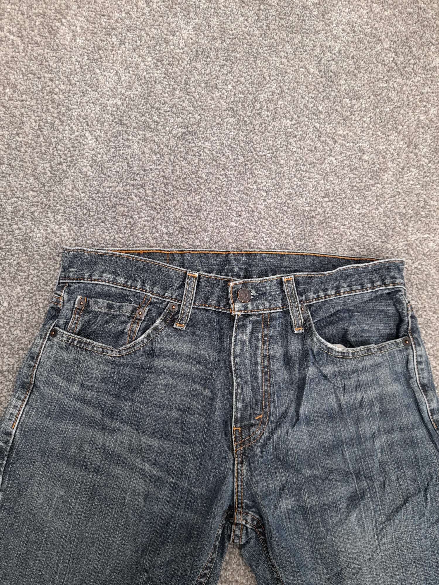 Levi's Blue 559 Loose Fit Denim Jeans Red Tab 30" image 7