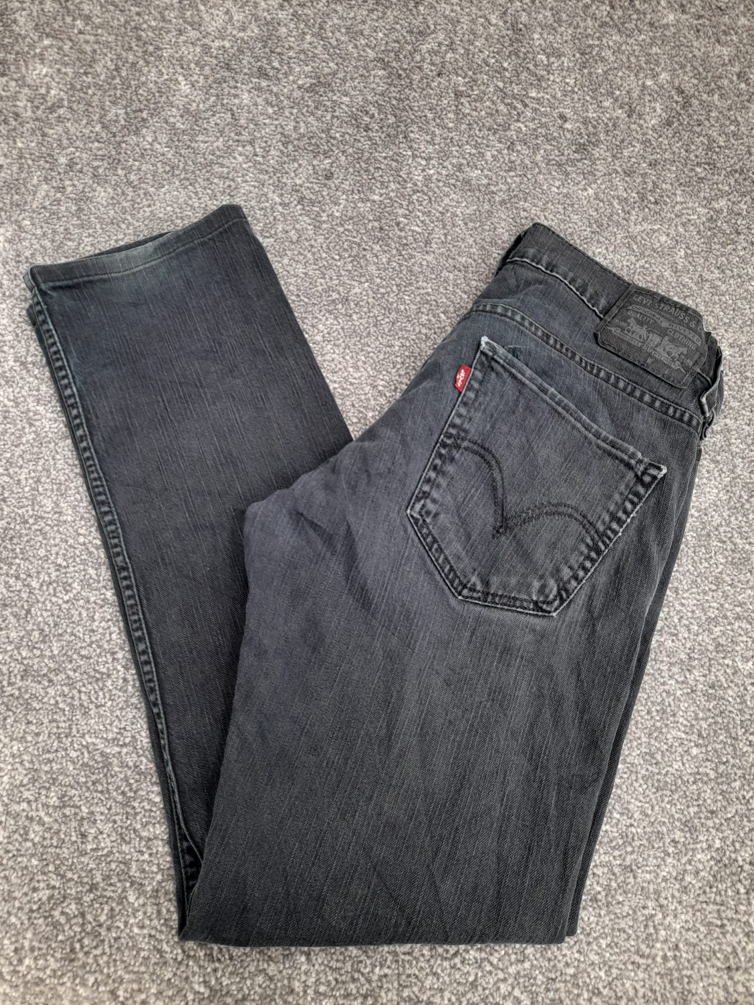 Levi's Black 511 Skinny Jeans Red Tab 32" image 3