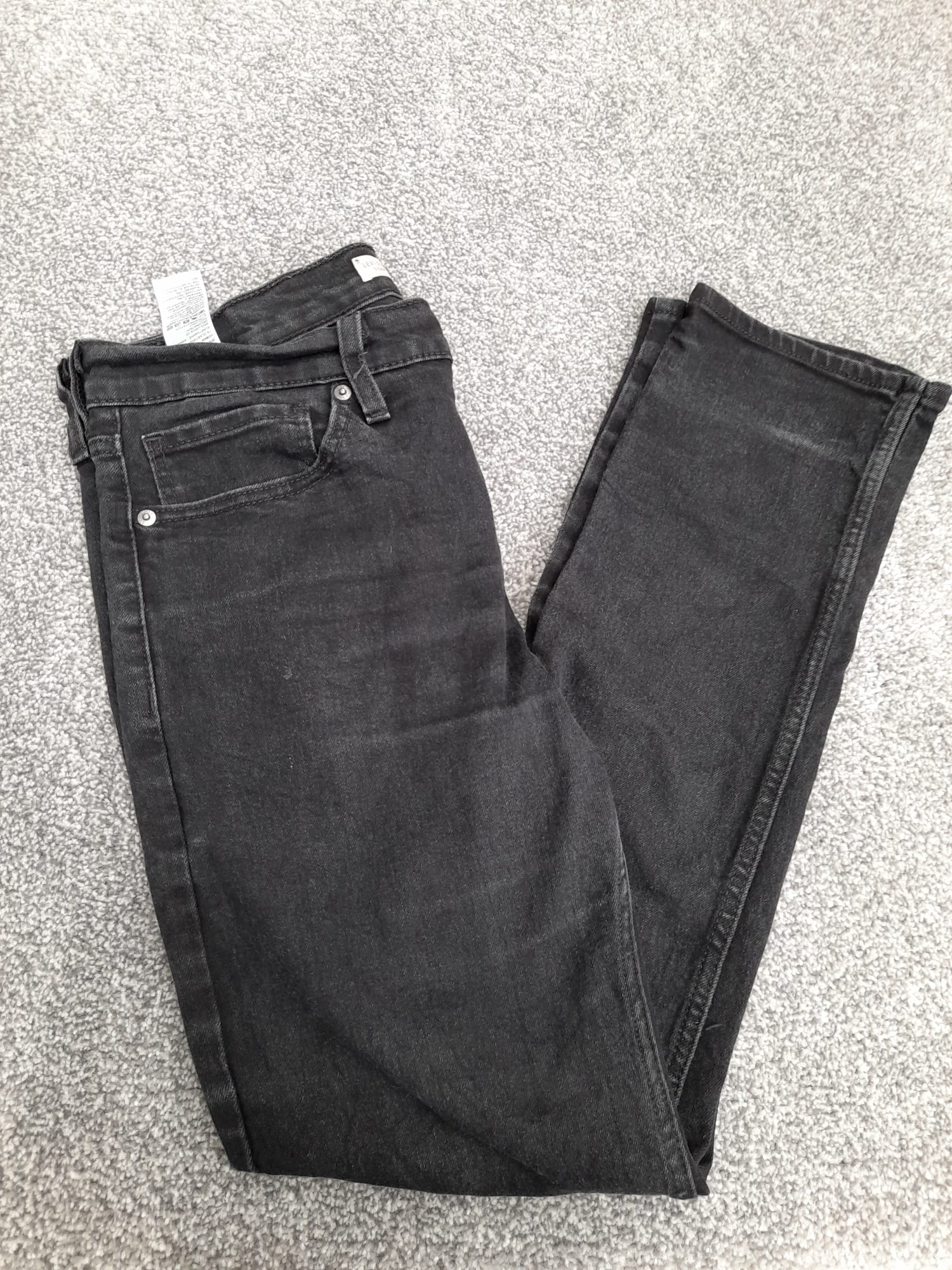 Levi's Strauss & Co. Signature Black Slim Fit Jeans 32" image 7