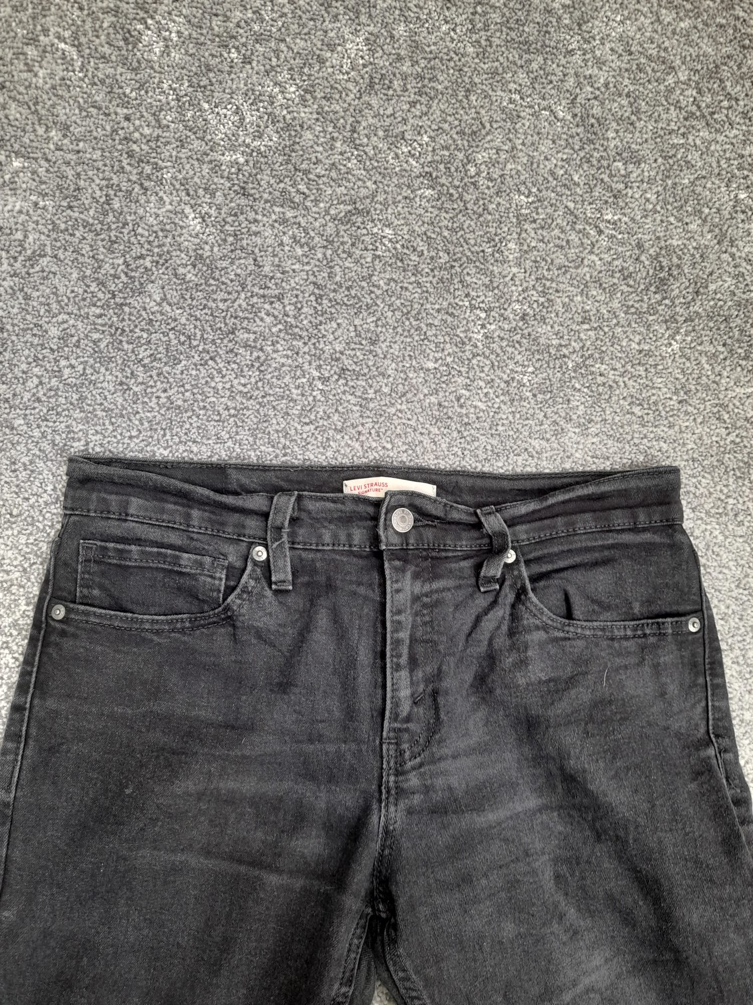 Levi's Strauss & Co. Signature Black Slim Fit Jeans 32" image 9