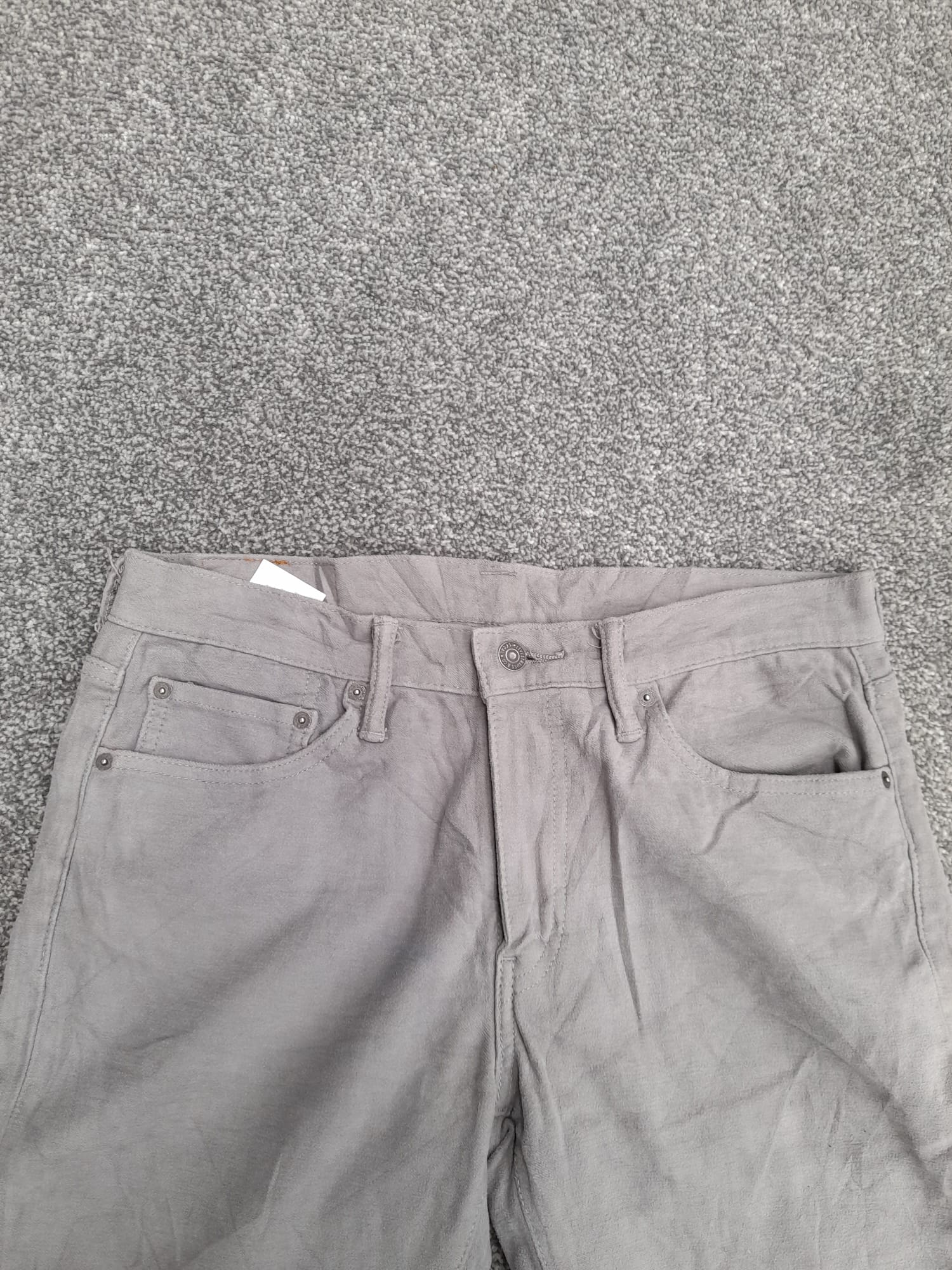 Levi's Grey Denim 511 Slim Fit Jeans White Tab 32" image 3