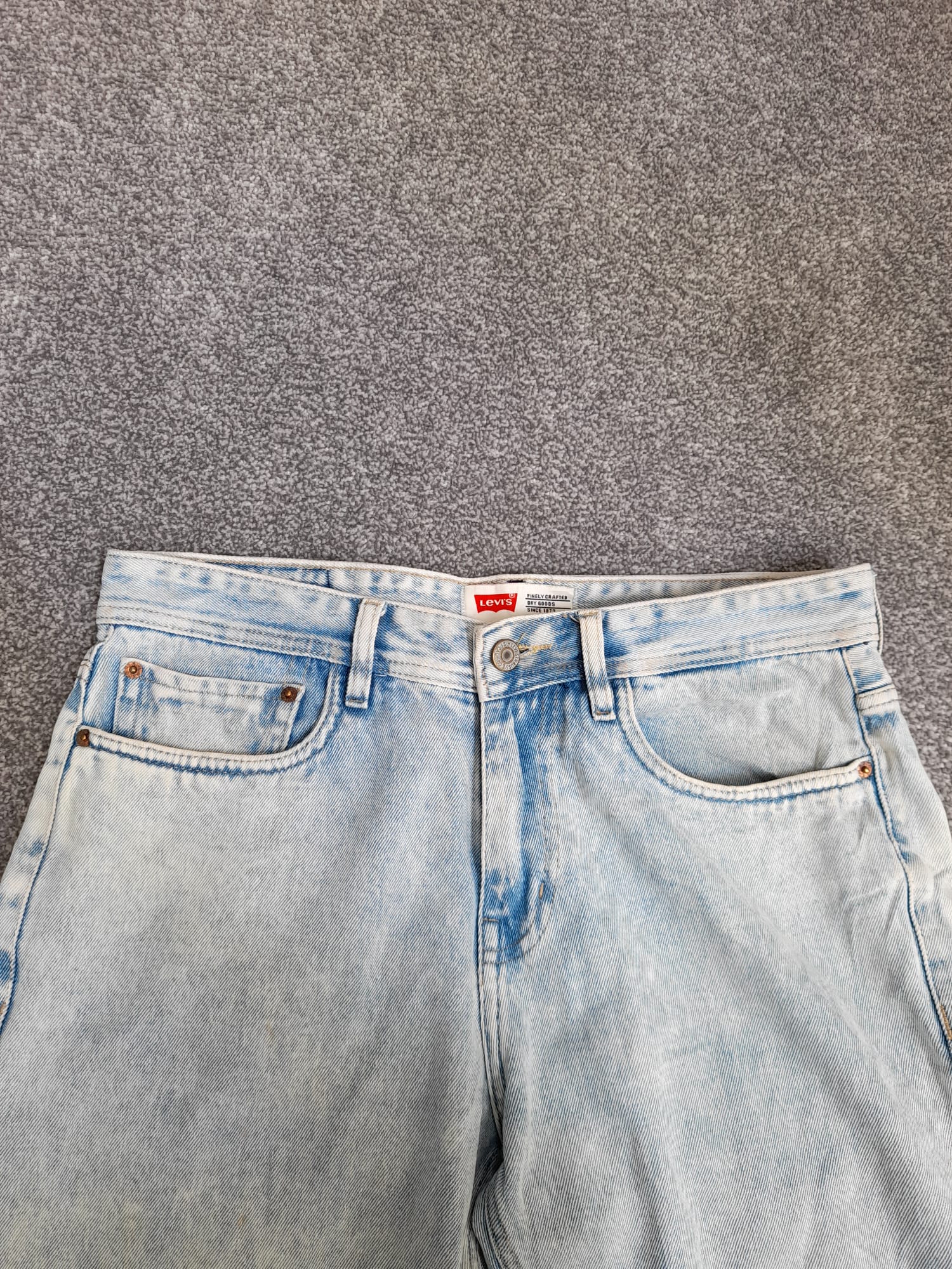 Levi's Light Blue 514 Slim Fit Jeans Red Tab 34" image 4