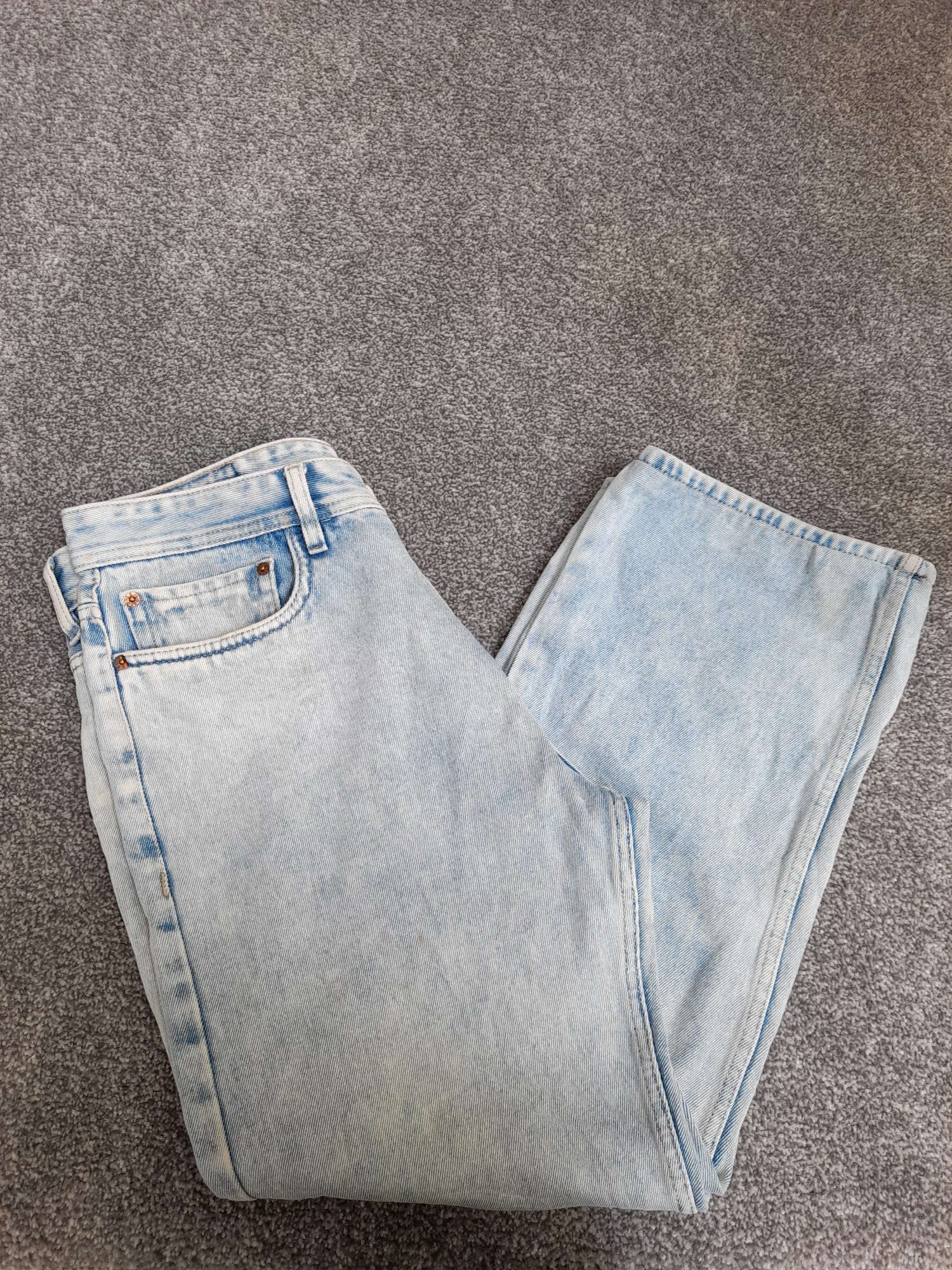 Levi's Light Blue 514 Slim Fit Jeans Red Tab 34" image 6
