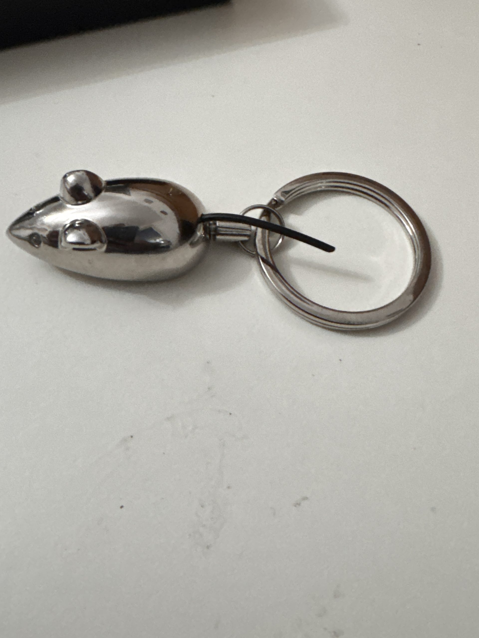 Silver Mouse Keychain Metal Accessory Extra - 1 image 8
