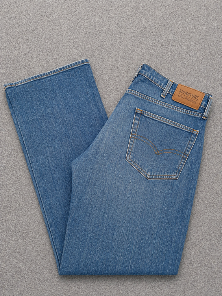Levi's Blue Signature Bootcut Denim Jeans 36"