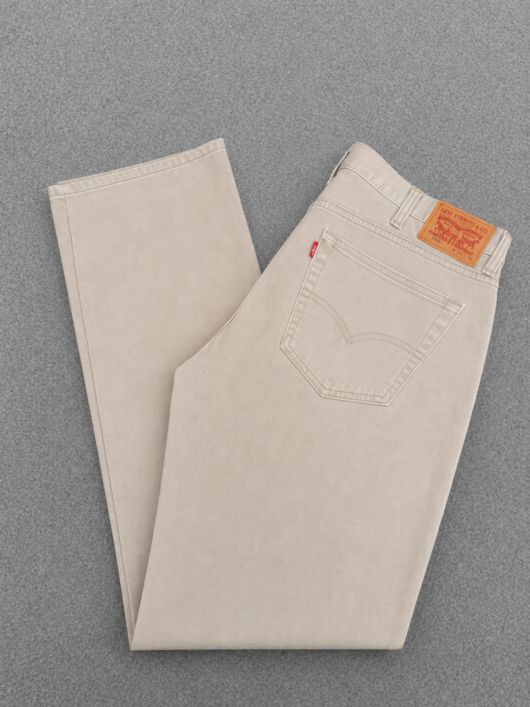 Levi's 559 Beige Denim Jeans Casual Pants Red Tab 38"