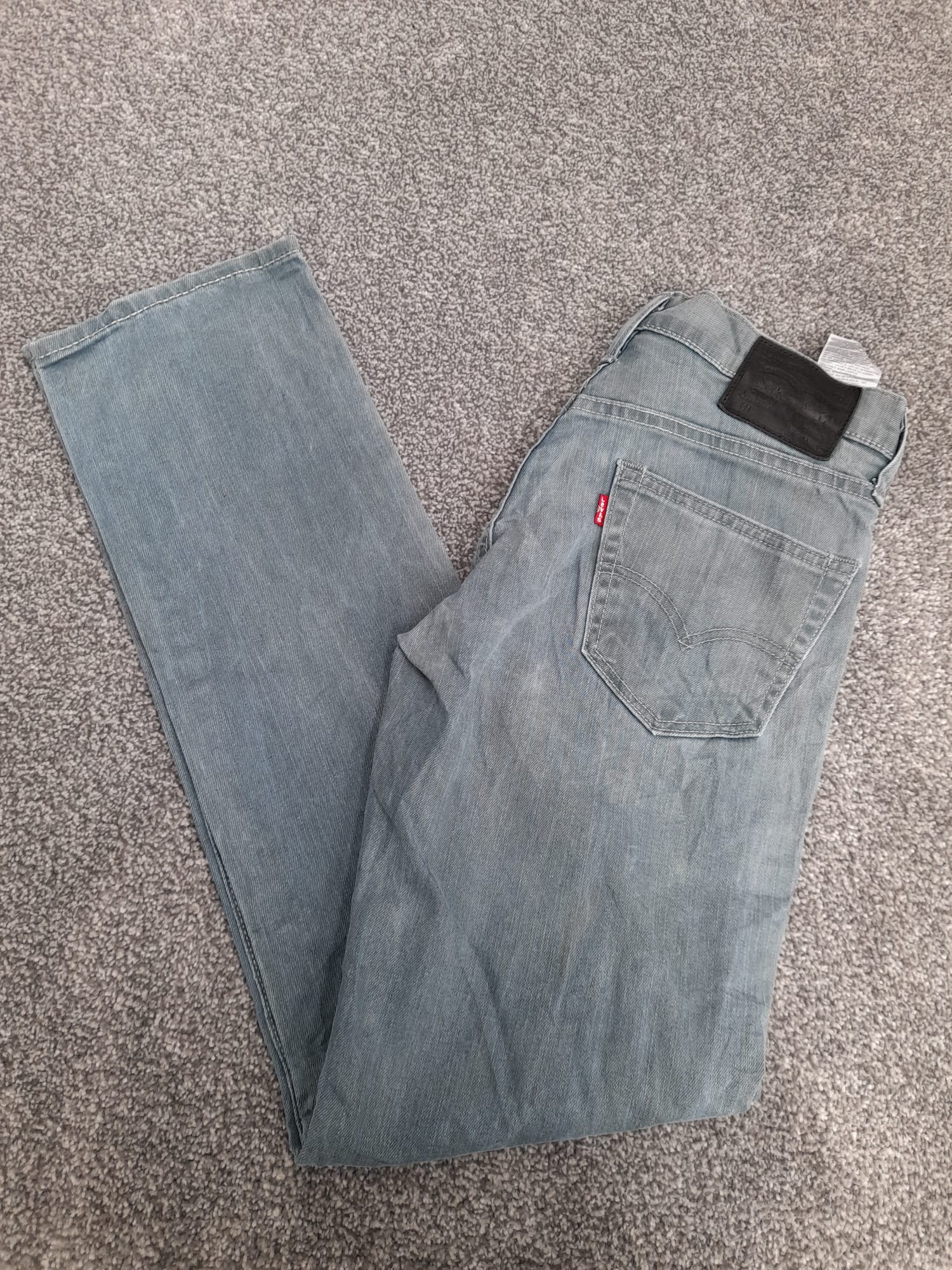 Levi's 511 Light Blue Denim Jeans Slim Fit Red Tab 30" image 4