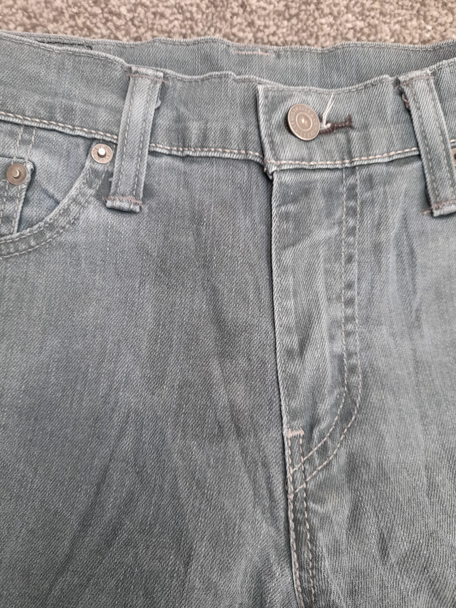 Levi's 511 Light Blue Denim Jeans Slim Fit Red Tab 30" image 6