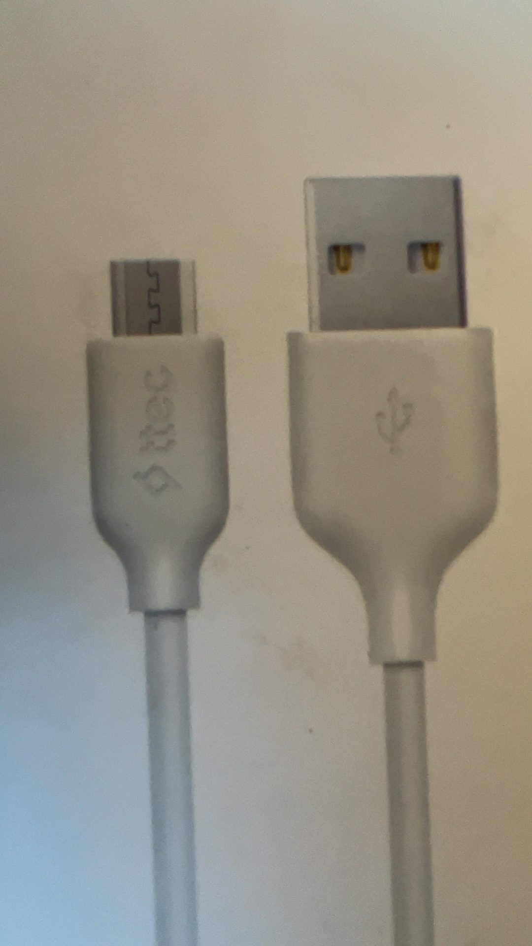 ttec White Micro USB to USB-A Cable 120cm Fast Charging Data Sync image 4