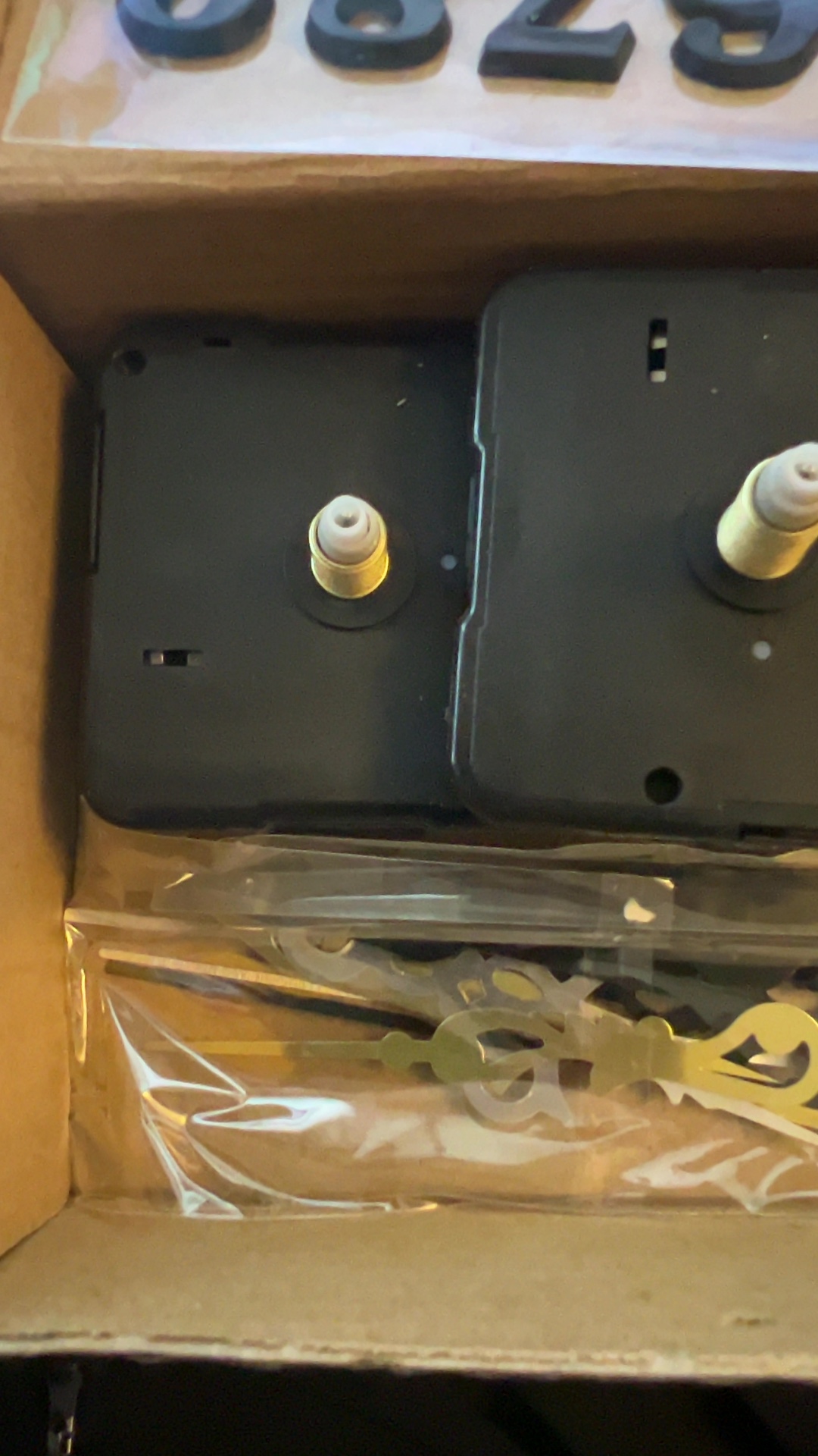 Amentalove Black Clock Mechanism Replacement Parts Set 19 Pieces image 3