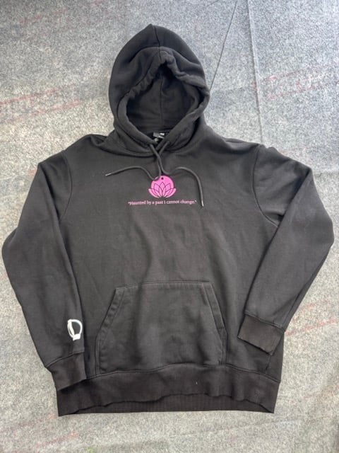 H&M Black Hoodie Spirit Blossom Graphic Large league of legends