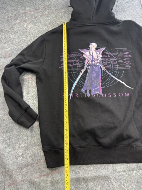 H&M Black Hoodie Spirit Blossom Graphic Large league of legends image 9