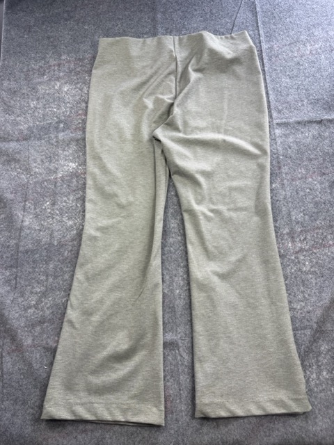 M&S Khaki Flared Trousers Regular 20 image 8