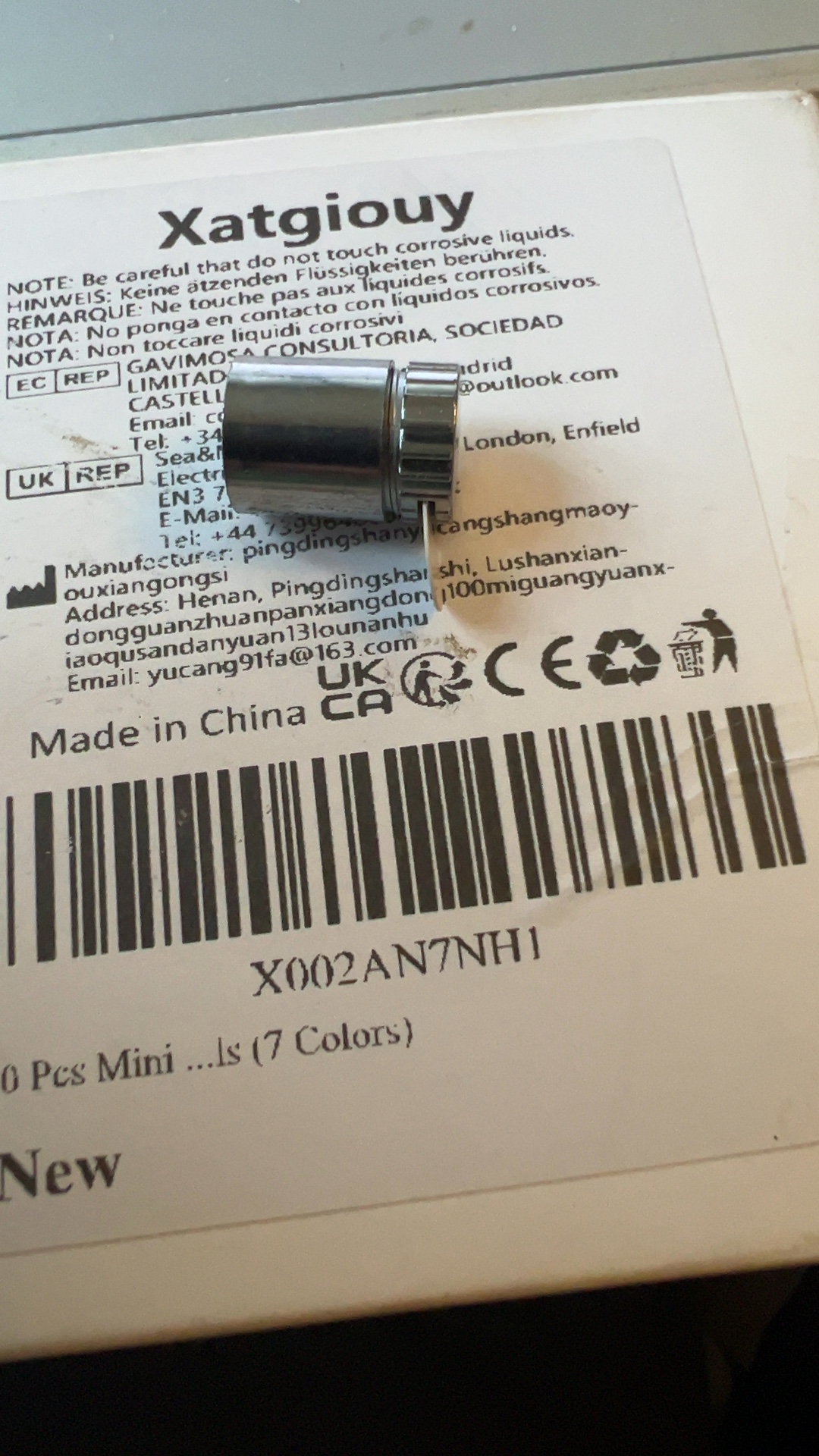 Xatgiouy Silver Mini Cable Connectors 20 Pcs image 2