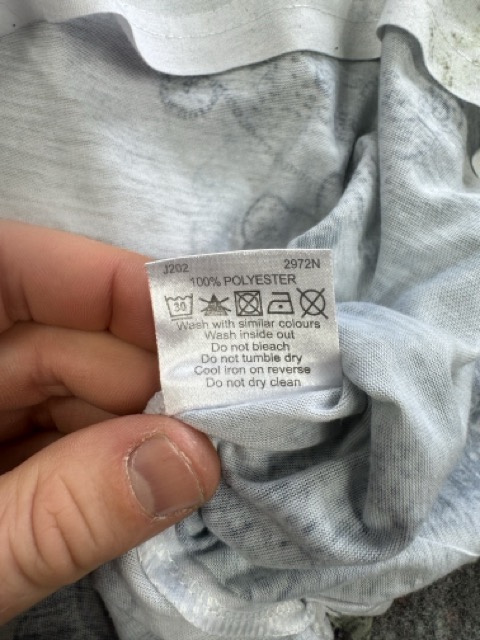 Joe Browns White & Grey Printed Asymmetric Top UK18 image 4