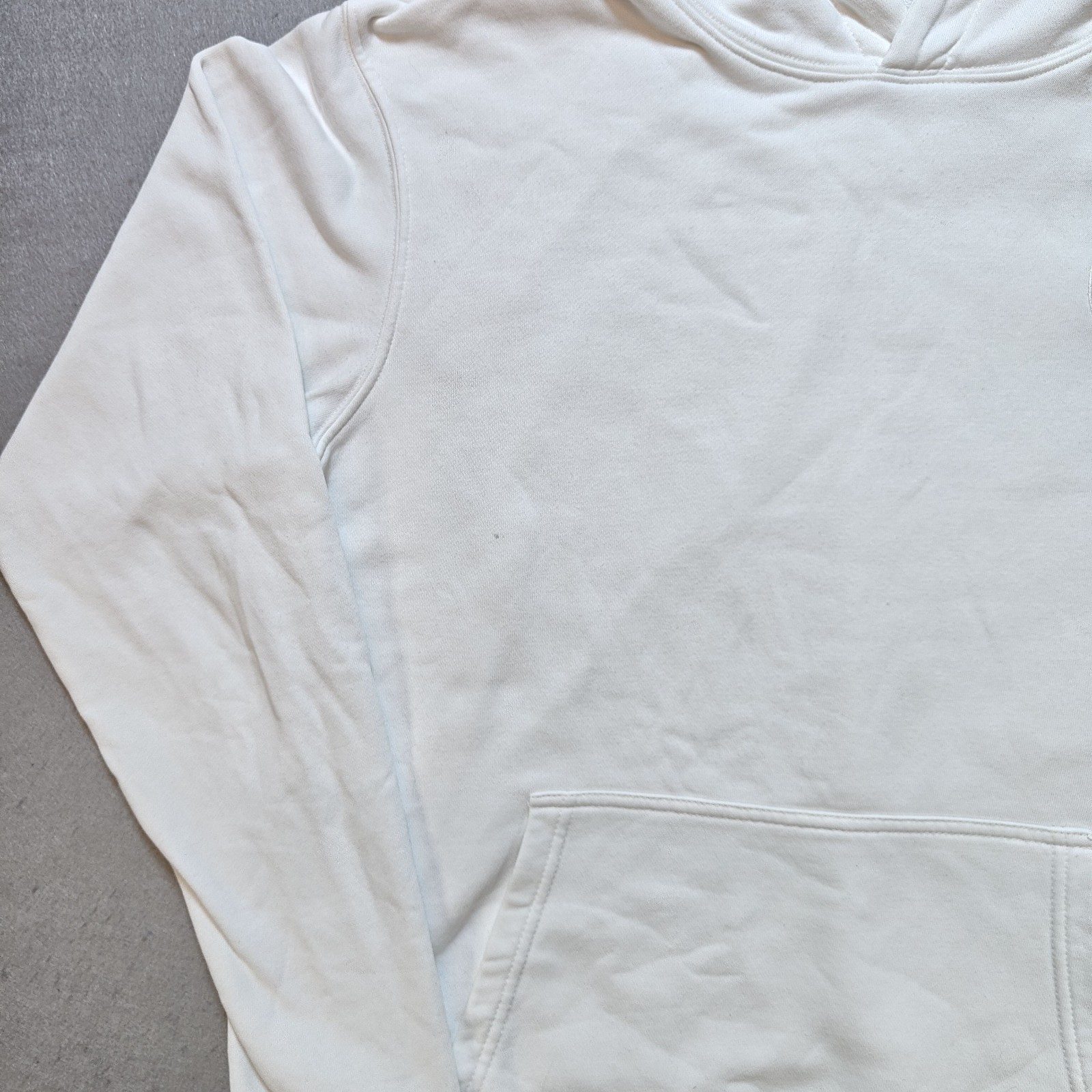 Dior CD White Embroidered Logo Sweatshirt Hoodie Mens White Small image 5