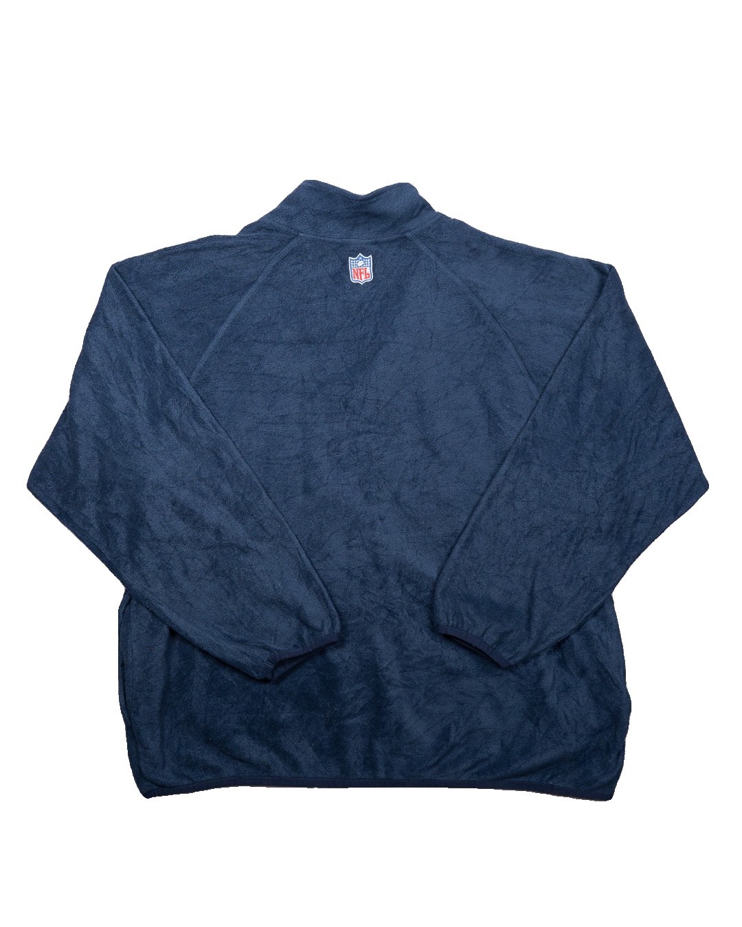 Adidas Navy Fleece NFL Patriots 1/4 Zip Pullover 2XL image 2