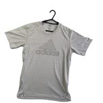 Adidas training t-shirt mens small grey aeroready
