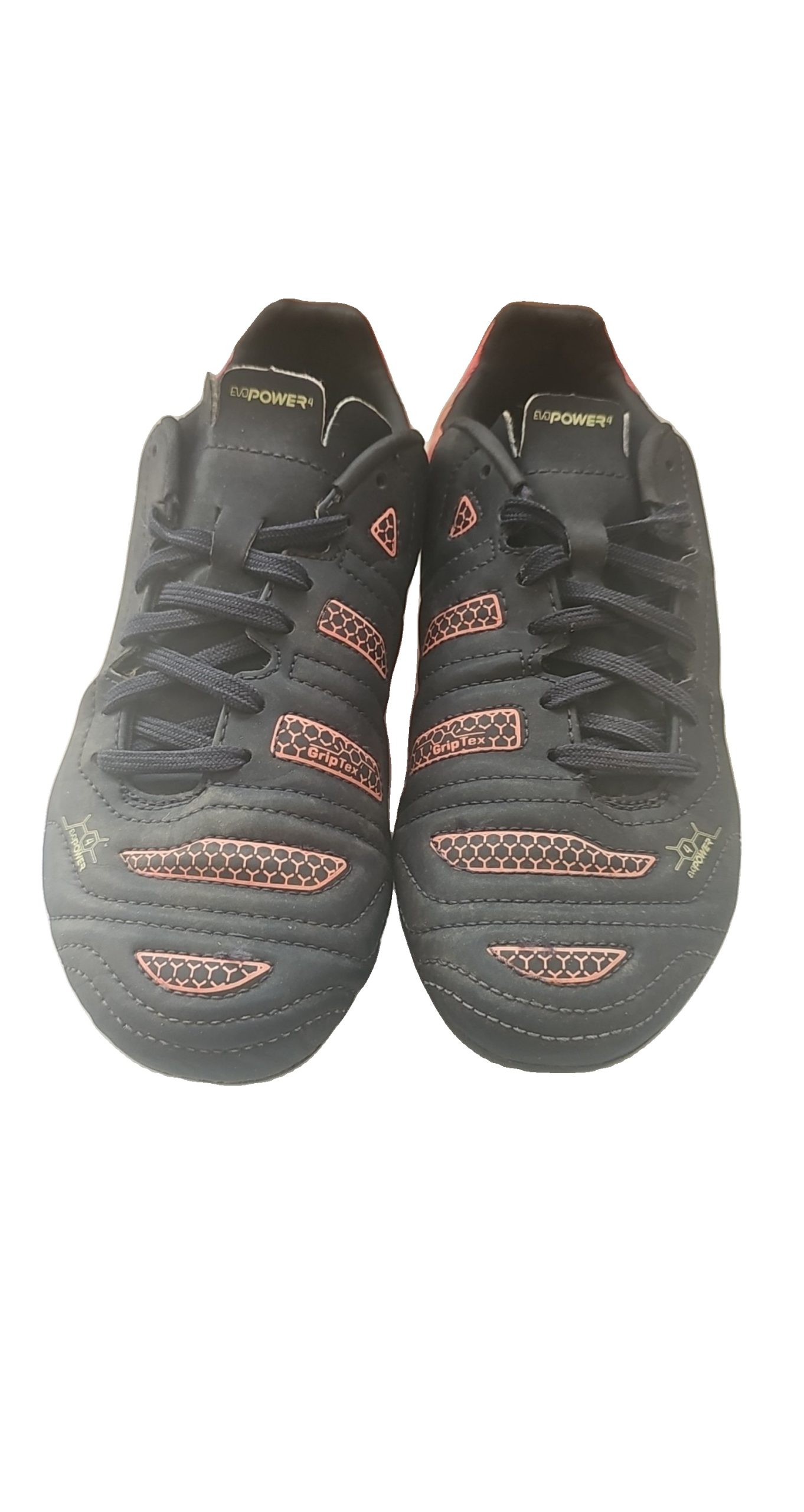 Puma Black & Red EvoPower Football Boots UK 4 Childrens image 2