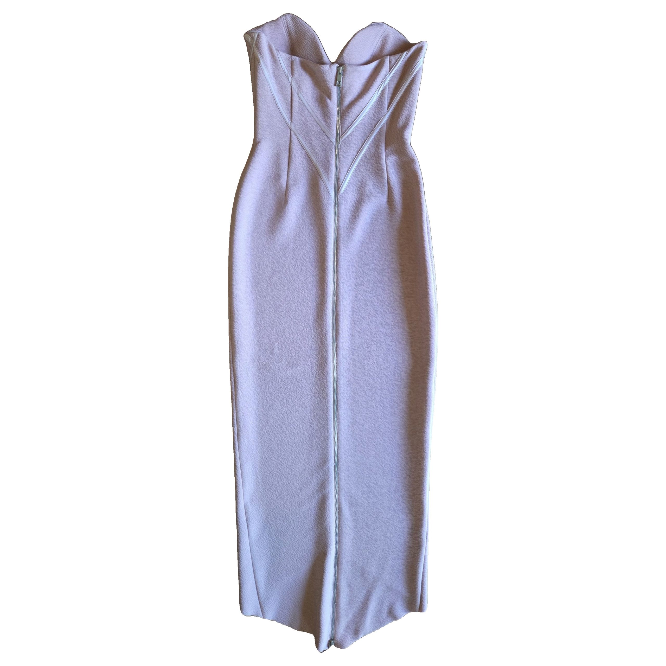 LEXI Pink Strapless Midi Dress AU/UK 10 image 5