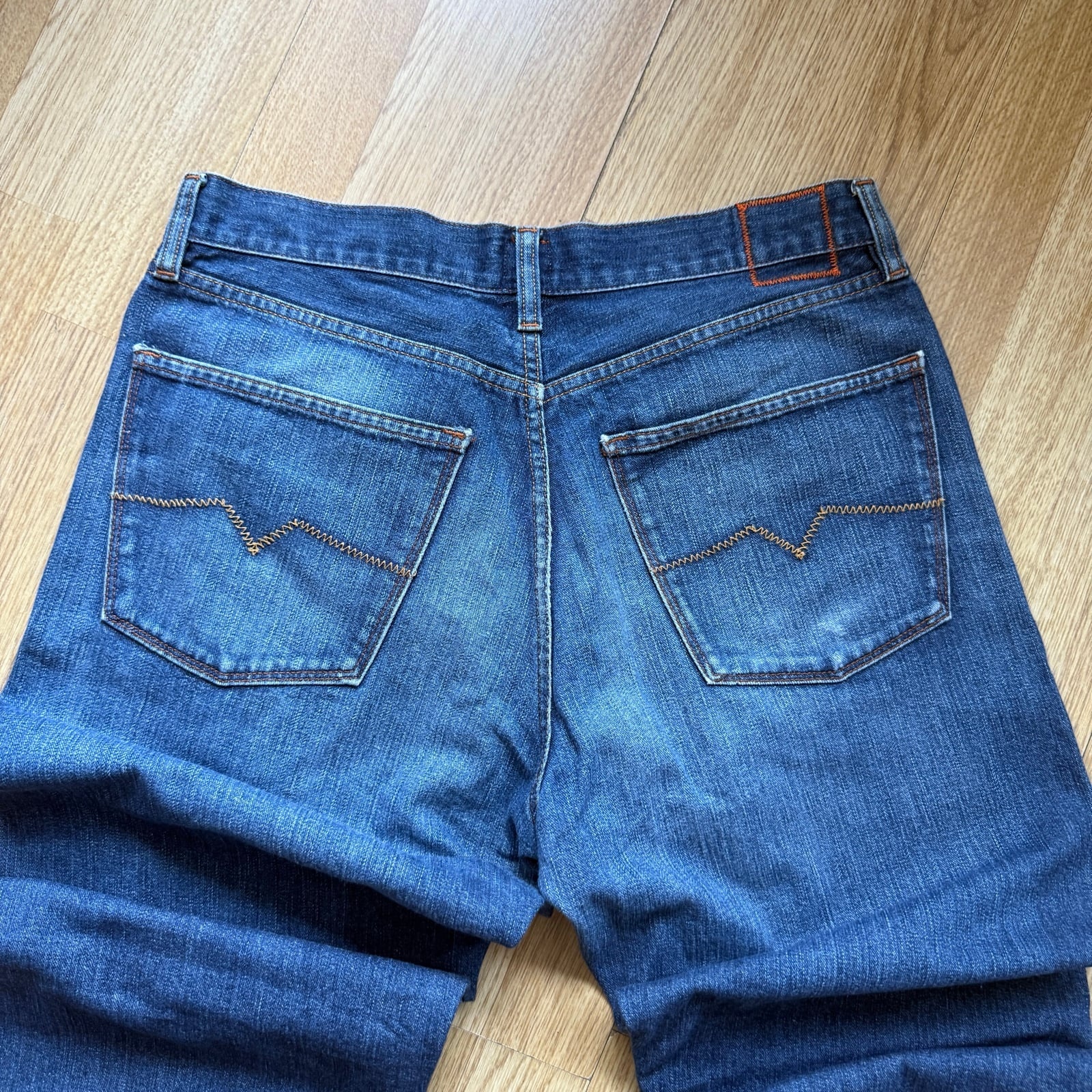 HUGO BOSS Mens Jeans W34 L34 Blue 100% Cotton Straight Leg image 7