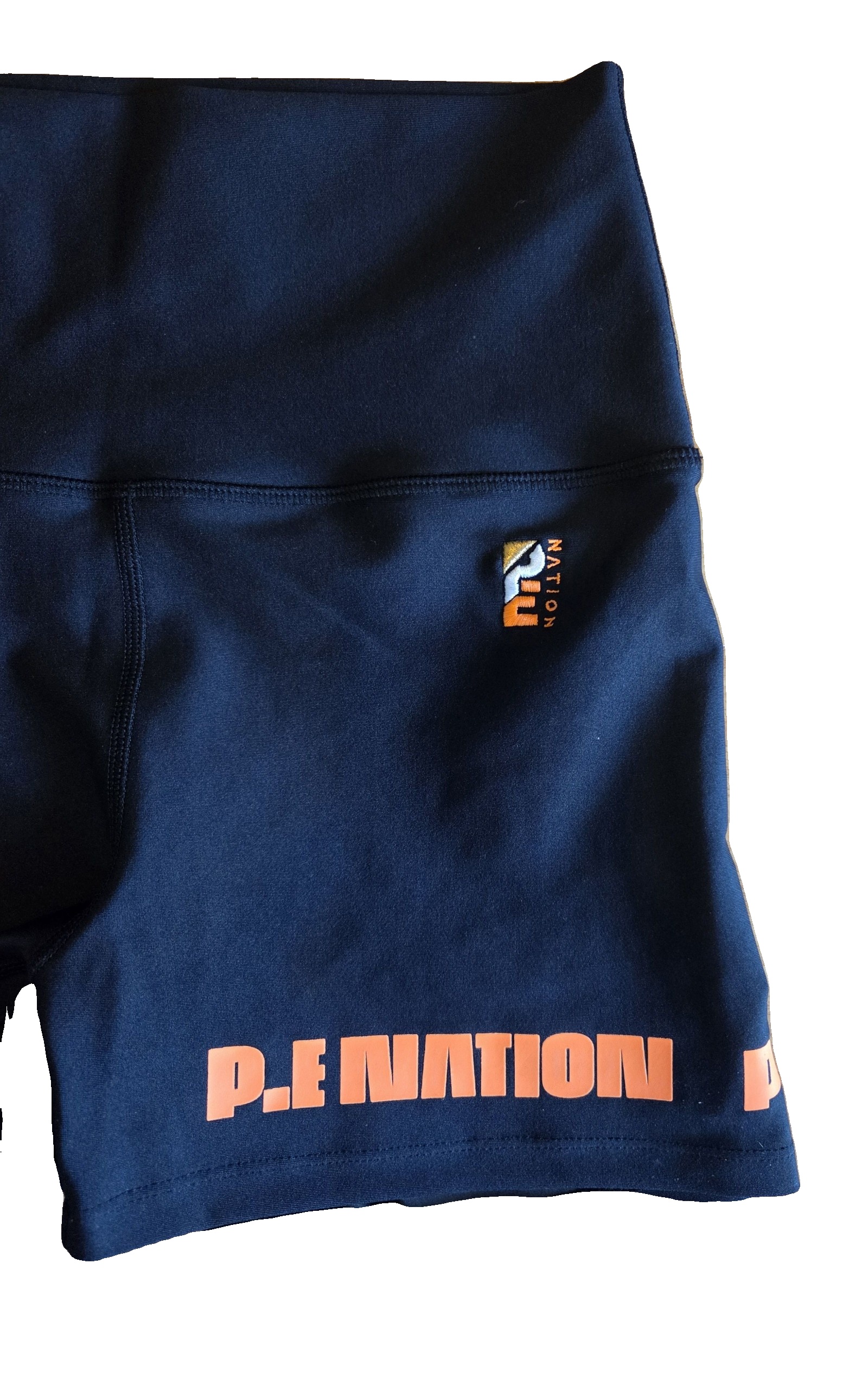 P.E Nation Black Activewear Shorts Small 73% Recycled Polyester image 2
