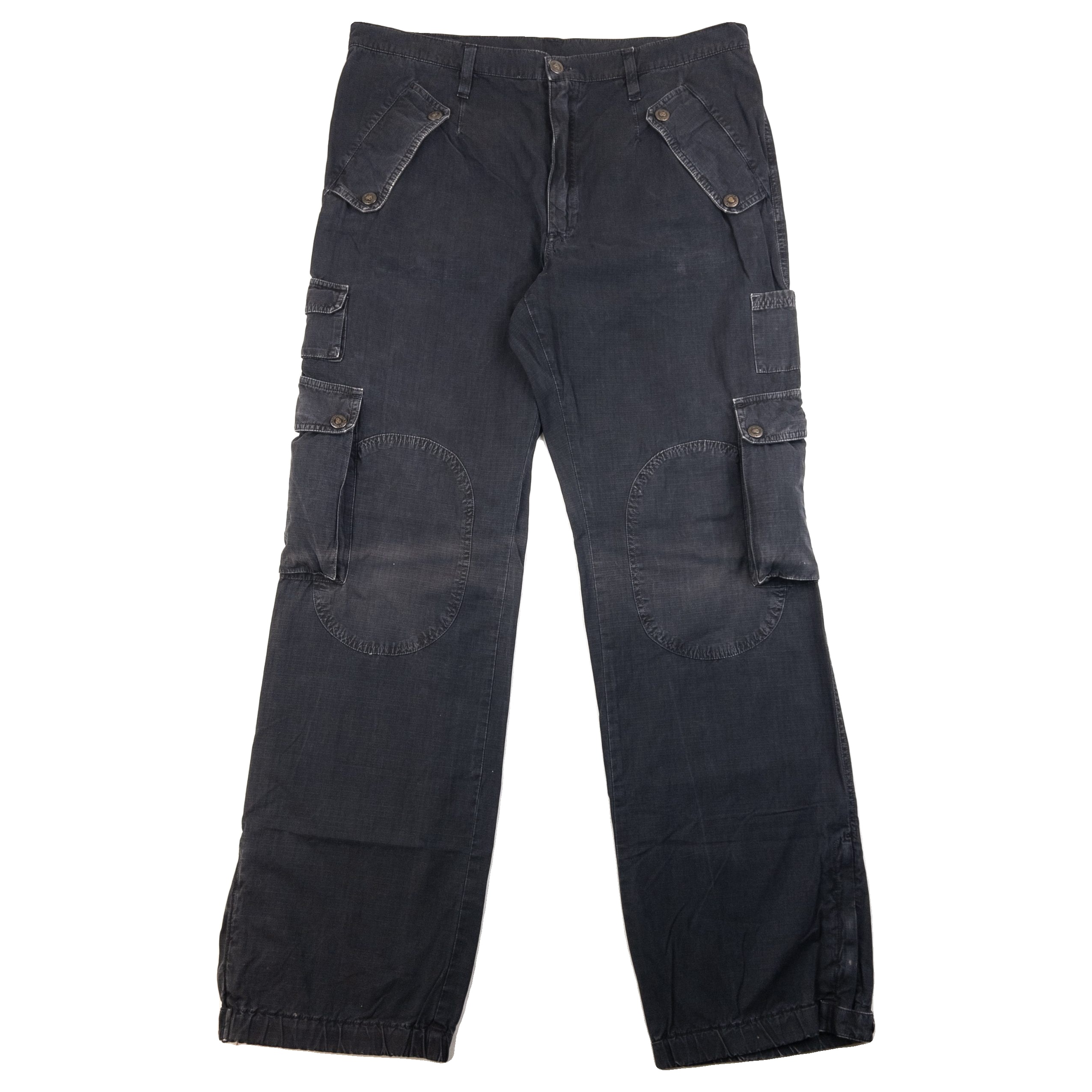 Vintage 2000s Dolce & Gabbana Multi Pocket Cargo Trousers Size W36 image 3