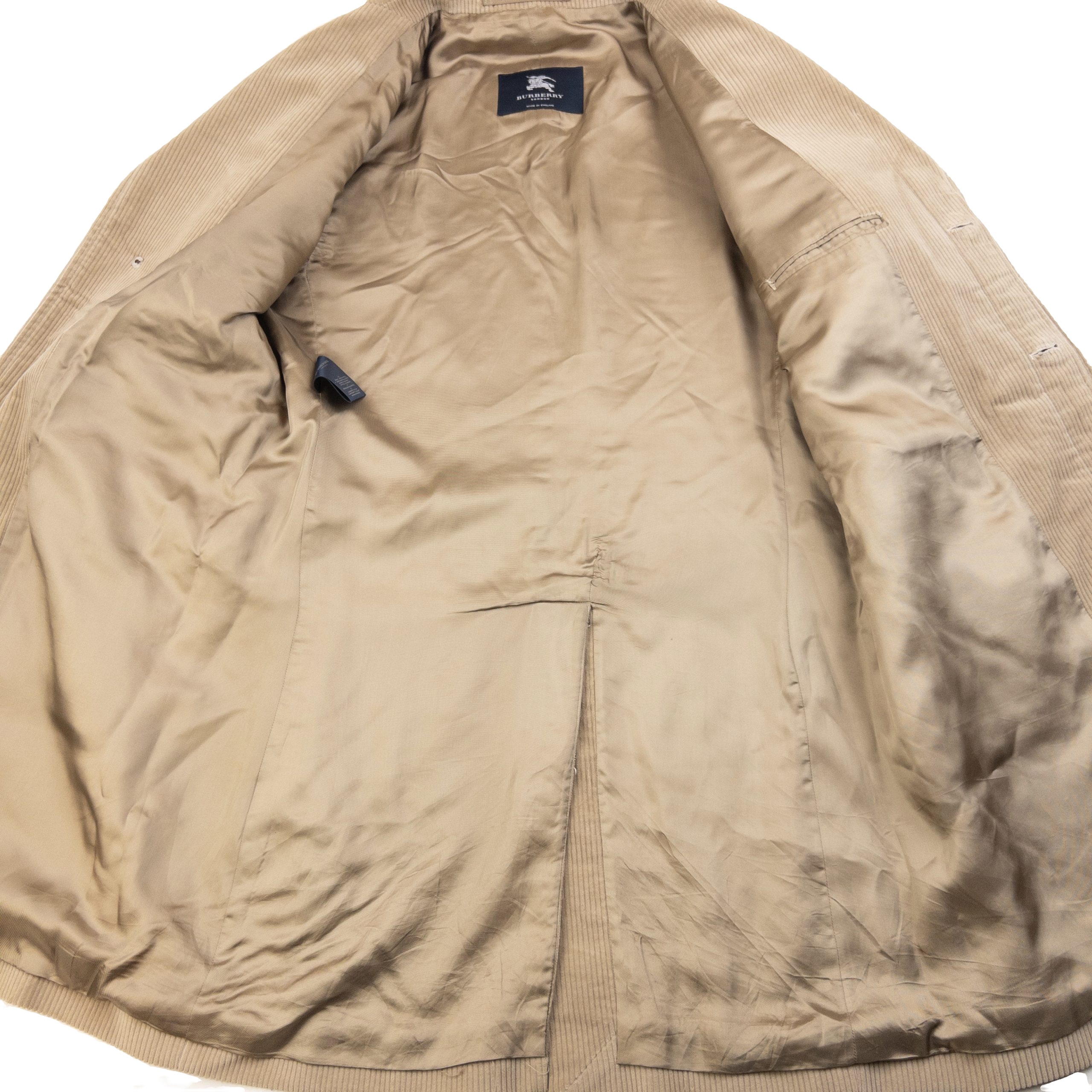 Vintage 2000s Burberry Corduroy Longline Jacket Size L image 4
