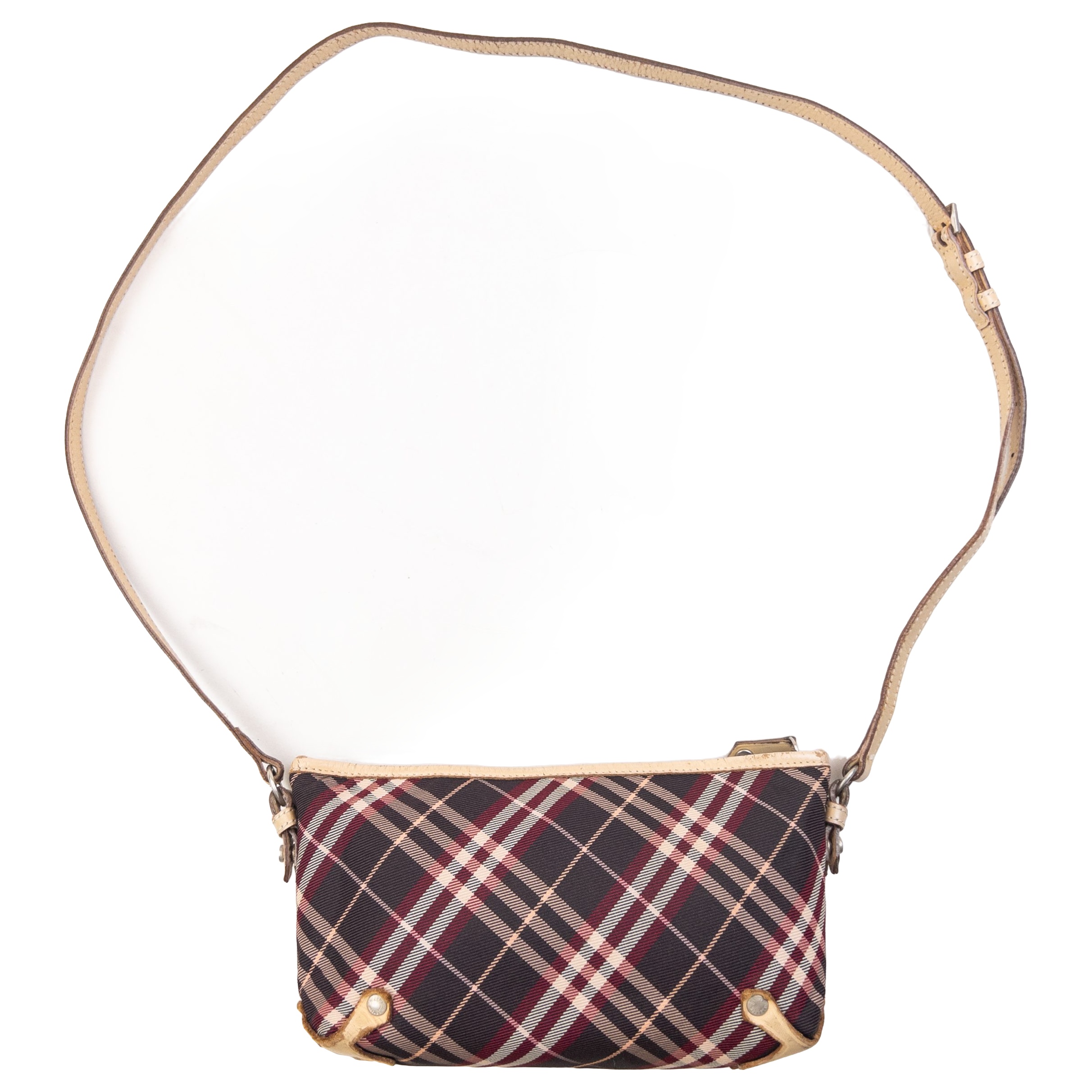 Vintage 2000s Burberry Nova Check Crossbody Bag Womens One Size image 2