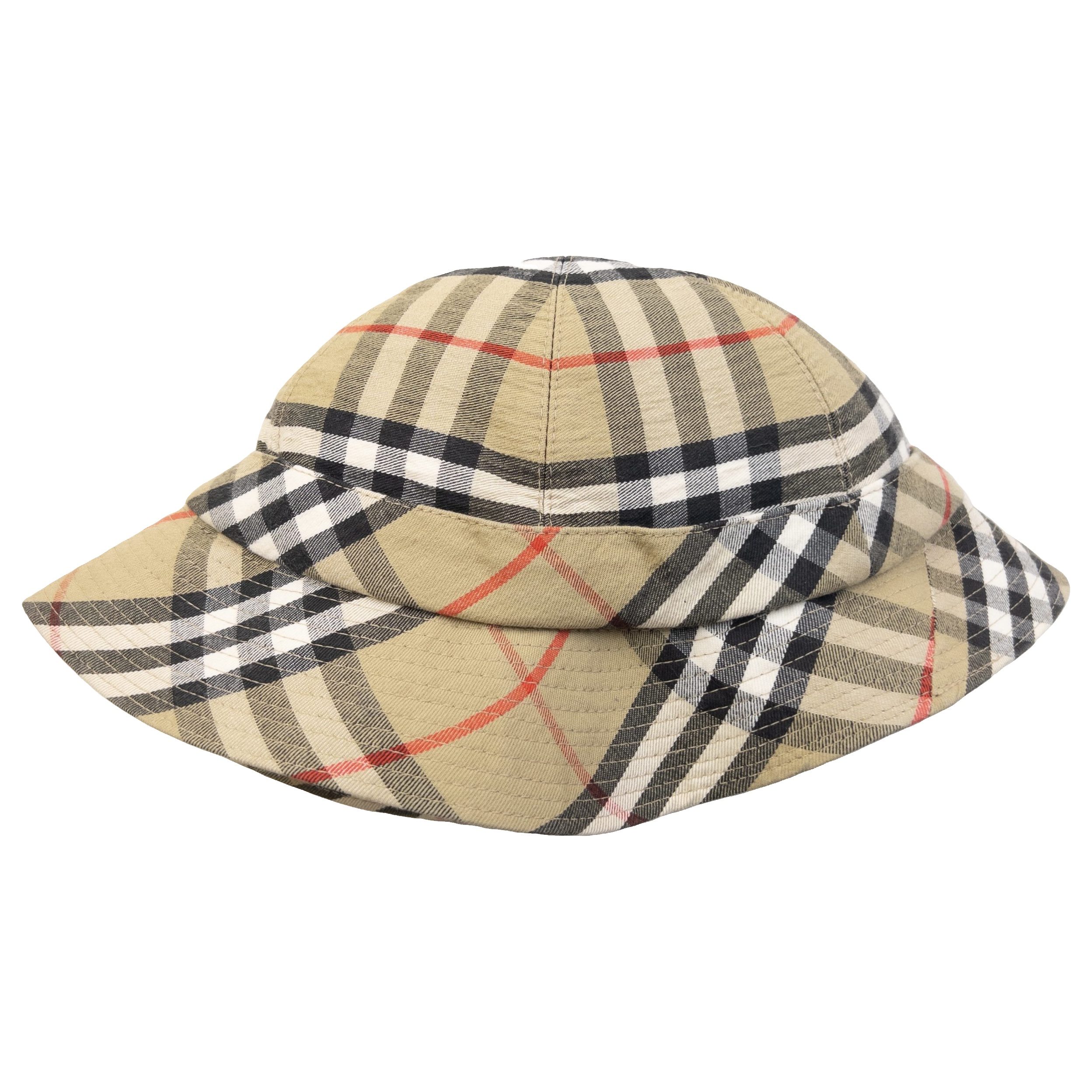 Vintage 80s Burberry Nova Check Bucket Hat image 3