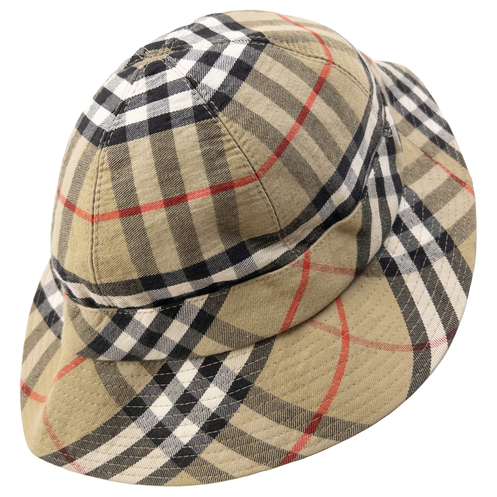 Vintage 80s Burberry Nova Check Bucket Hat image 5