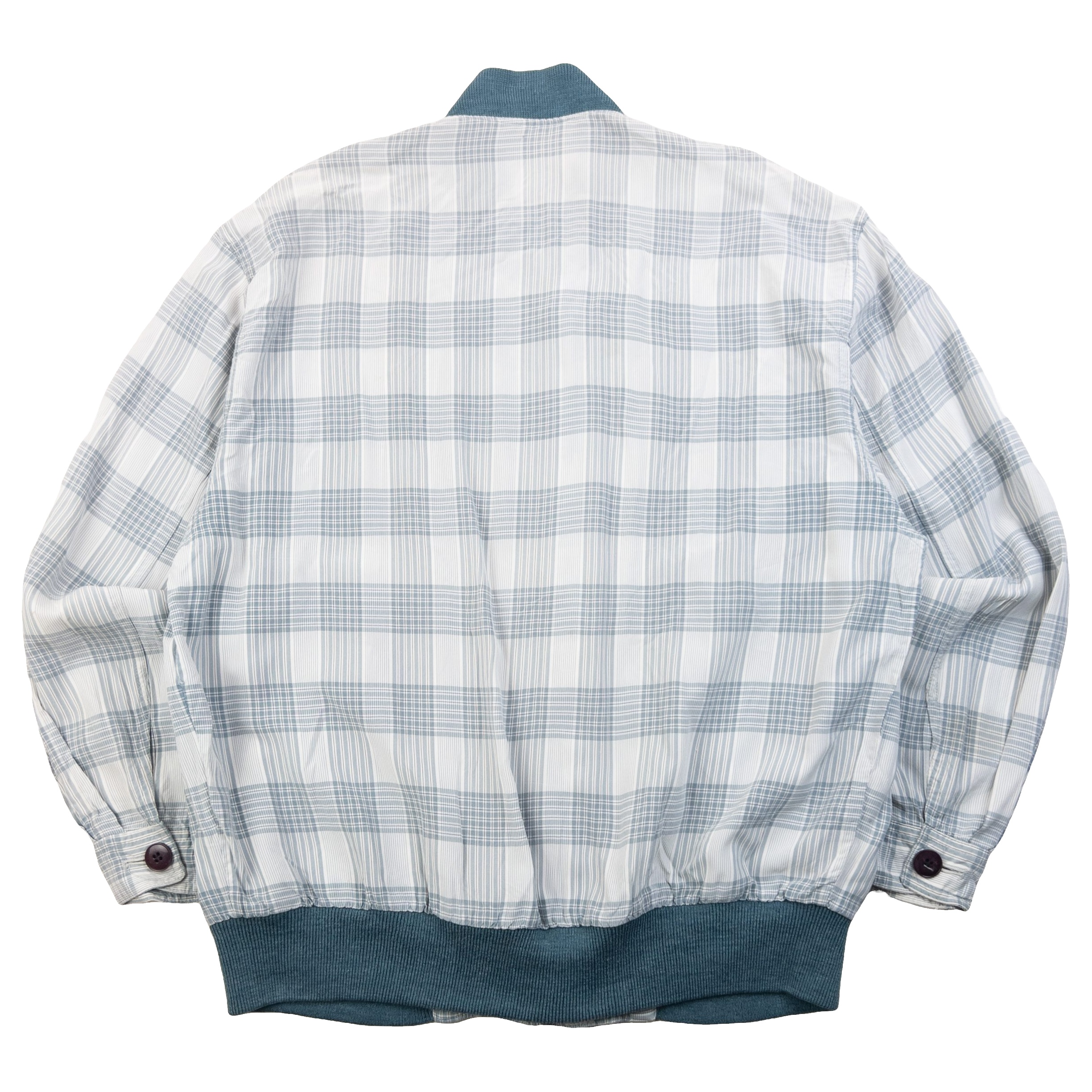 Vintage 90s YSL Yves Saint Laurent Checkered Bomber Jacket Size M