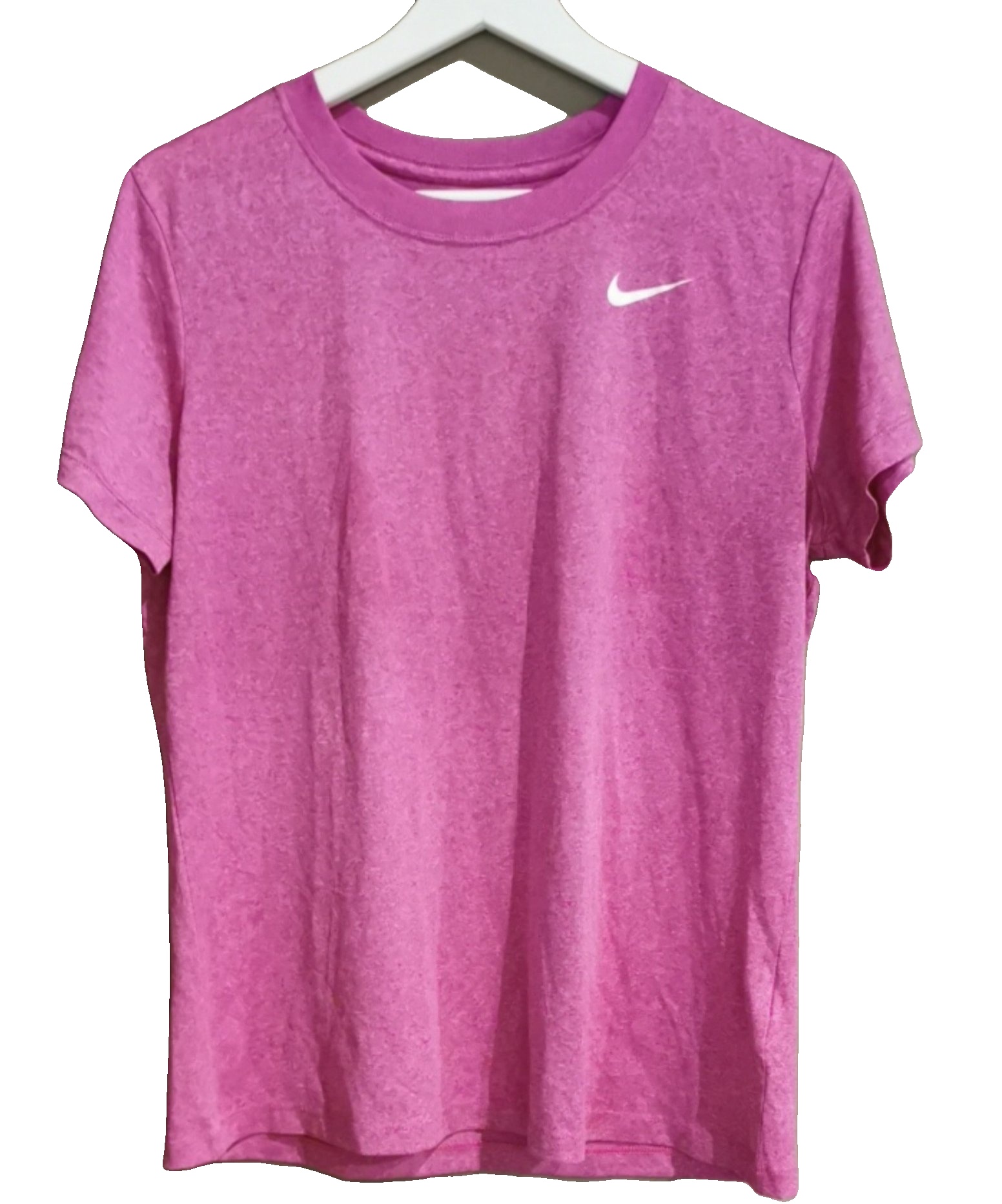 Nike Women's Pink Dri-Fit T-Shirt Large Polyester