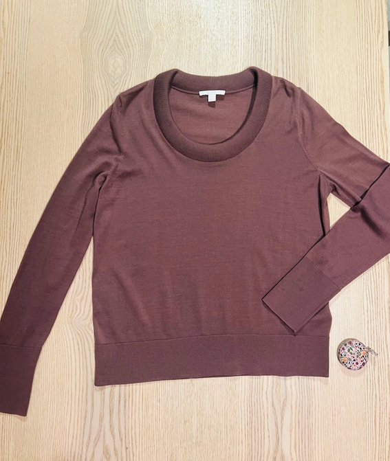 COS - Sweater - Wool Silk Blend - Dusty Mauve - New Without Tags image 4
